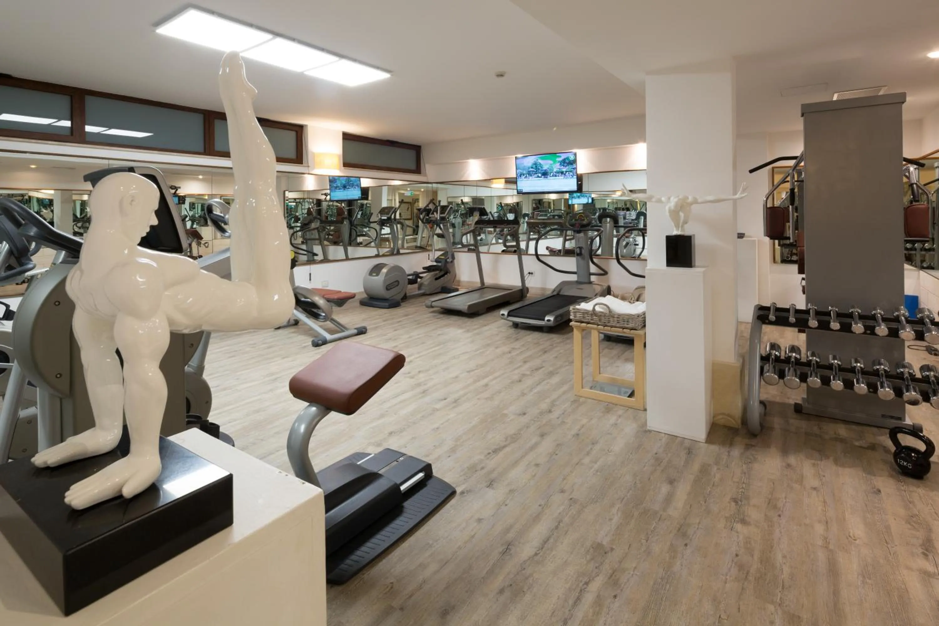 Fitness centre/facilities in Canne Bianche Lifestyle Hotel