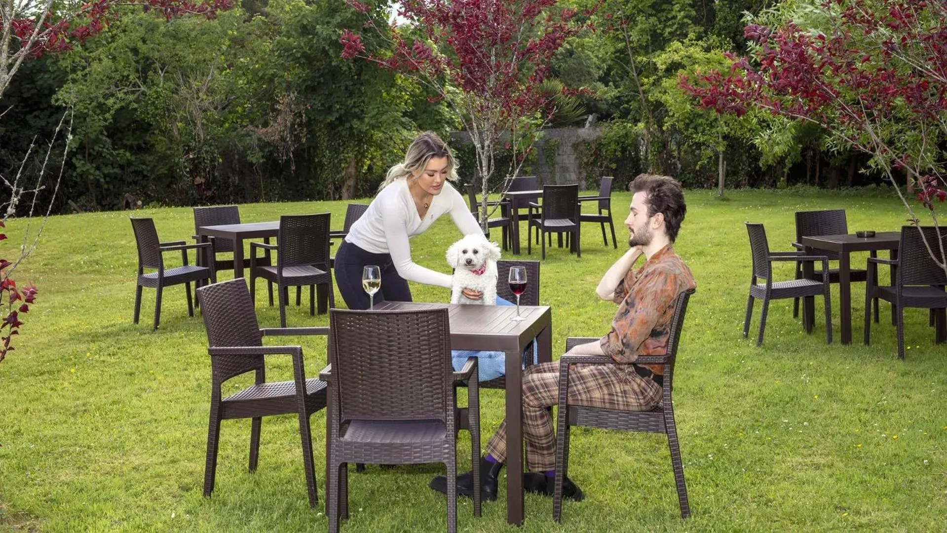 Garden in Brook Lodge Boutique Hotel