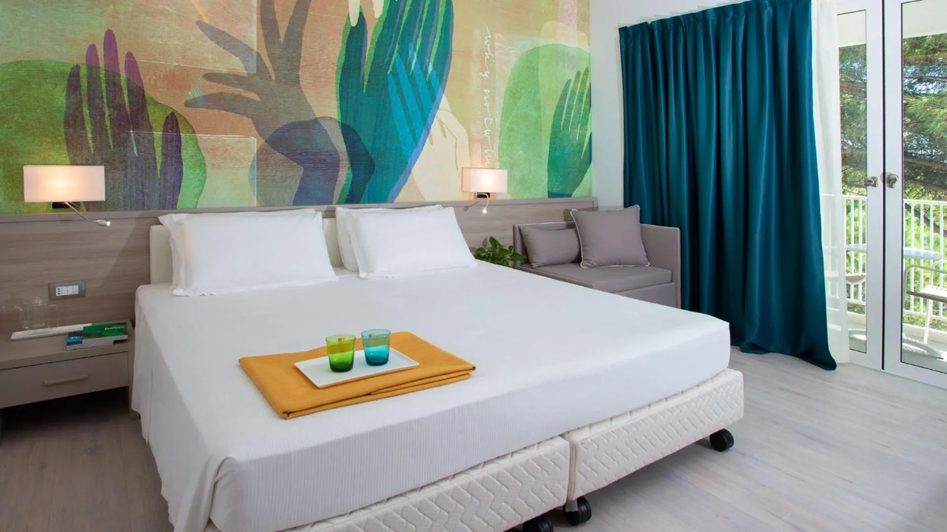 Bed in Hotel President