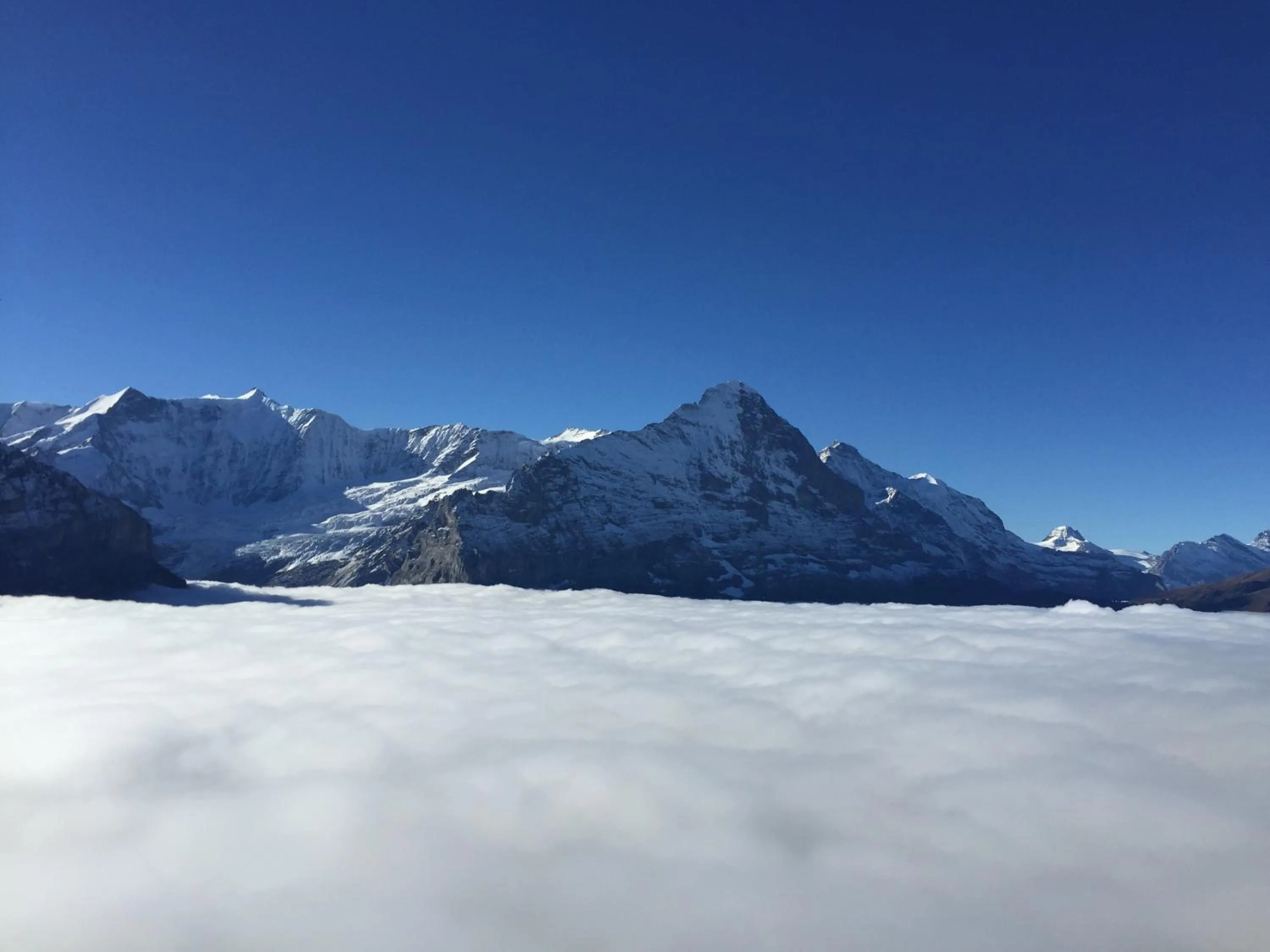 Natural landscape in Berggasthaus First - Only Accessible by Cable Car