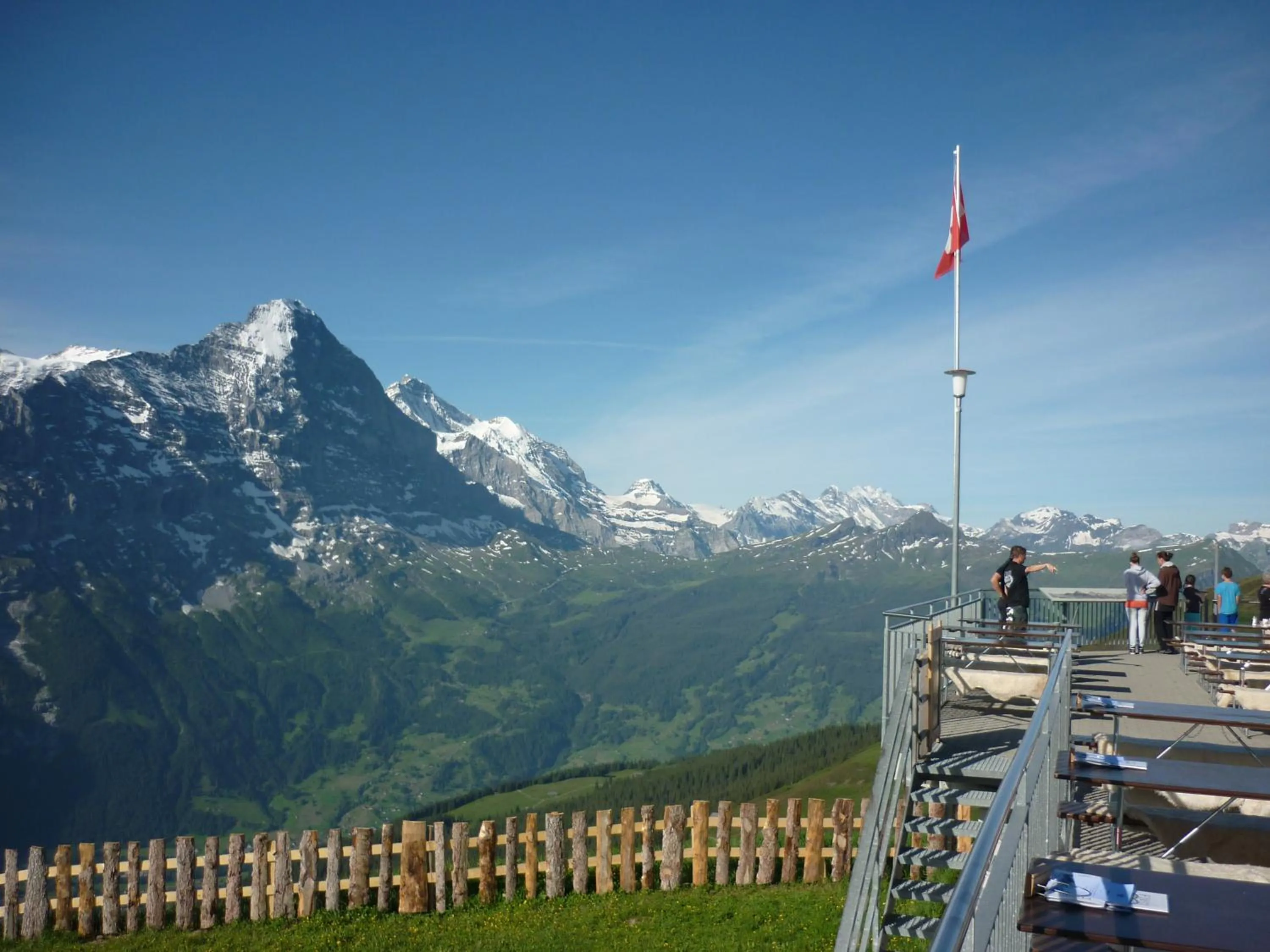 View (from property/room) in Berggasthaus First - Only Accessible by Cable Car