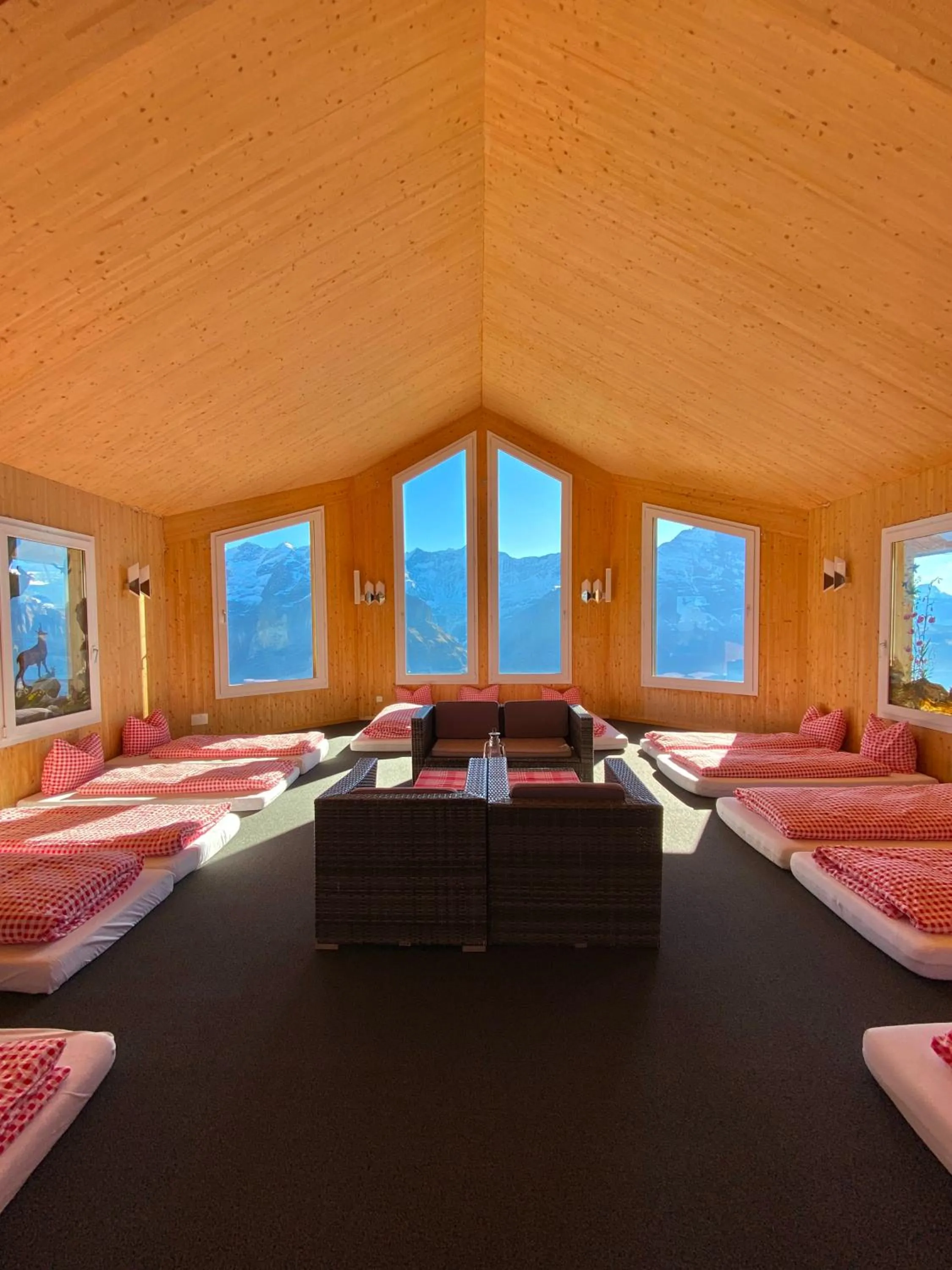 Bed in Berggasthaus First - Only Accessible by Cable Car