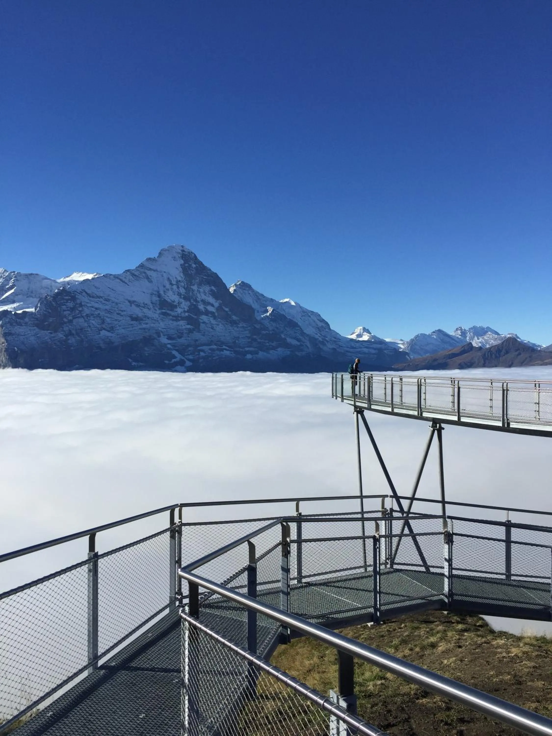 Landmark view in Berggasthaus First - Only Accessible by Cable Car