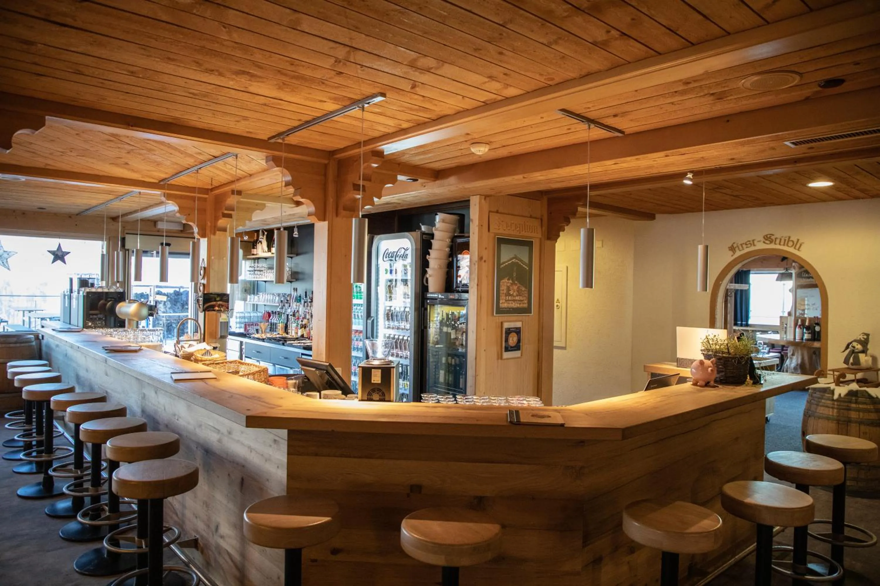Lounge or bar in Berggasthaus First - Only Accessible by Cable Car