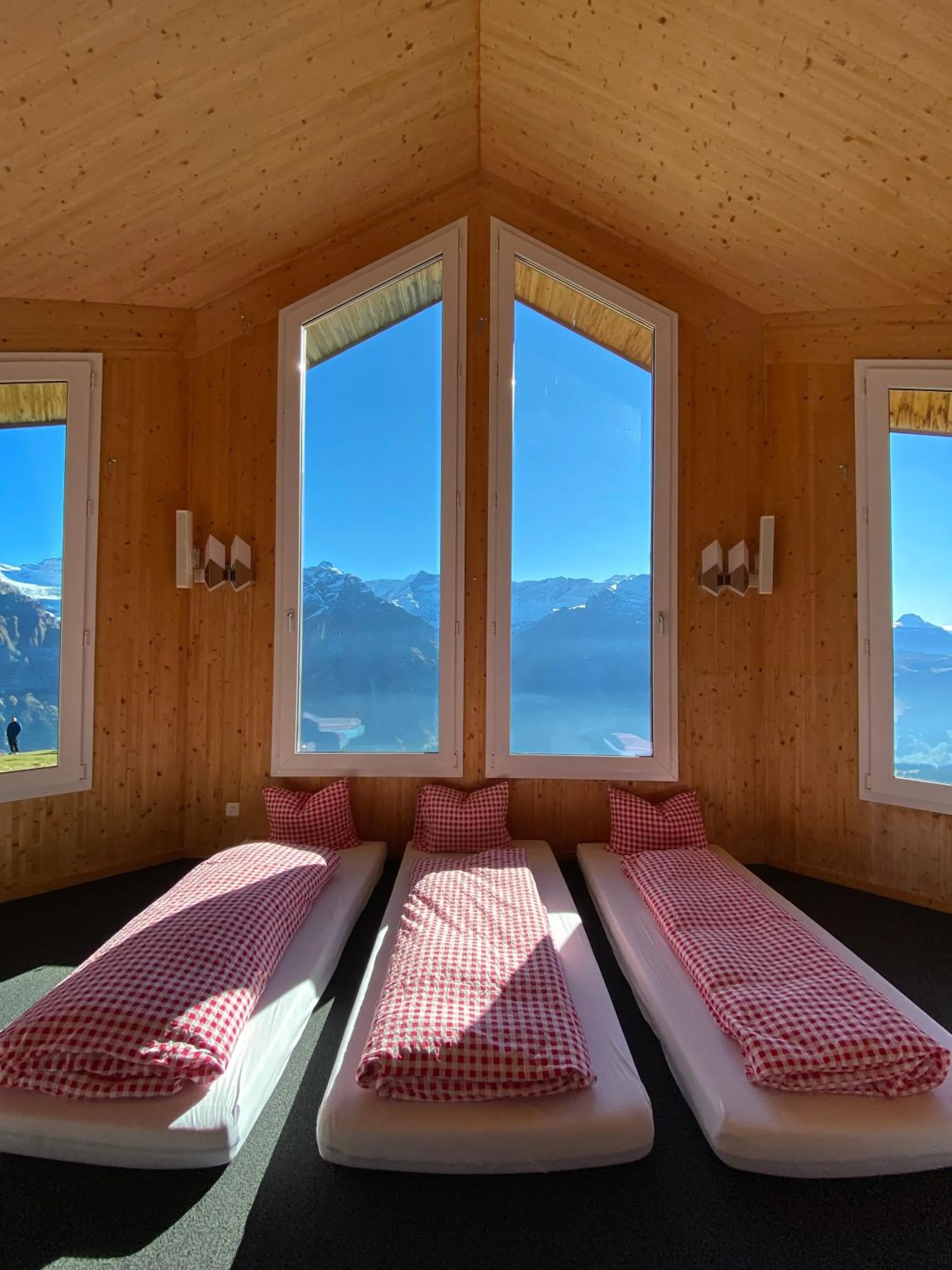 Bed in Berggasthaus First - Only Accessible by Cable Car