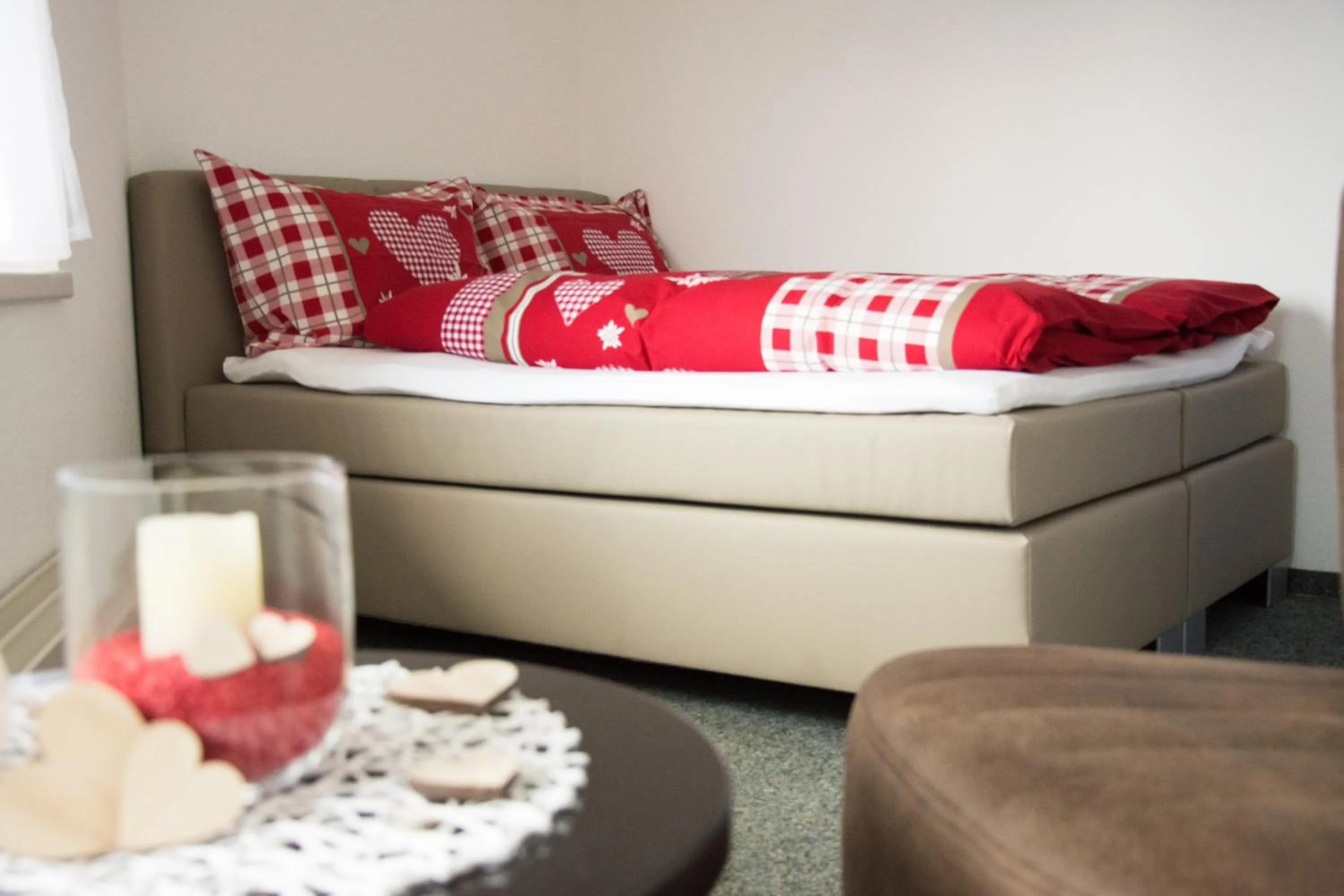 Photo of the whole room, Bed in Berggasthaus First - Only Accessible by Cable Car
