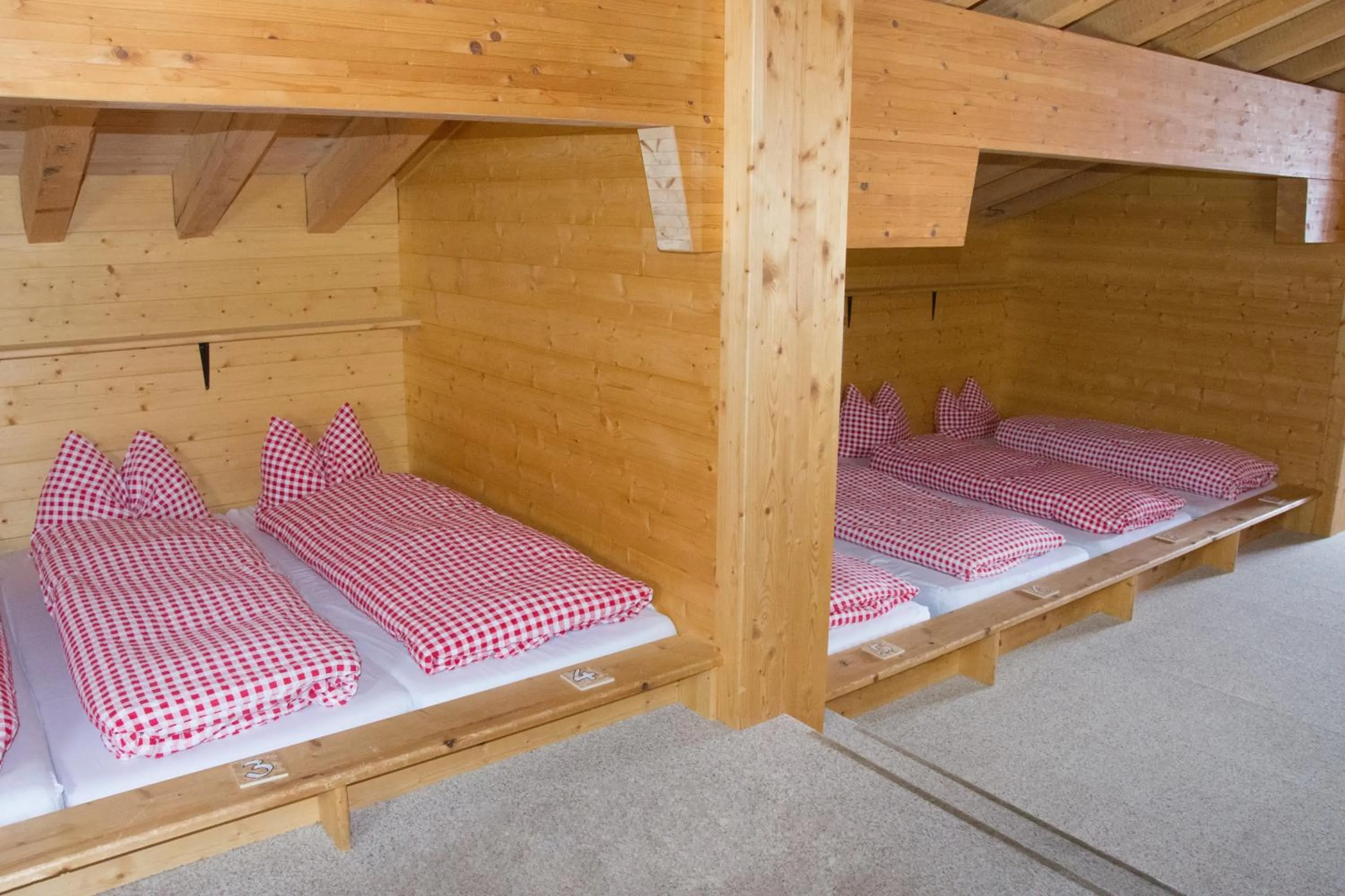 Photo of the whole room, Bed in Berggasthaus First - Only Accessible by Cable Car