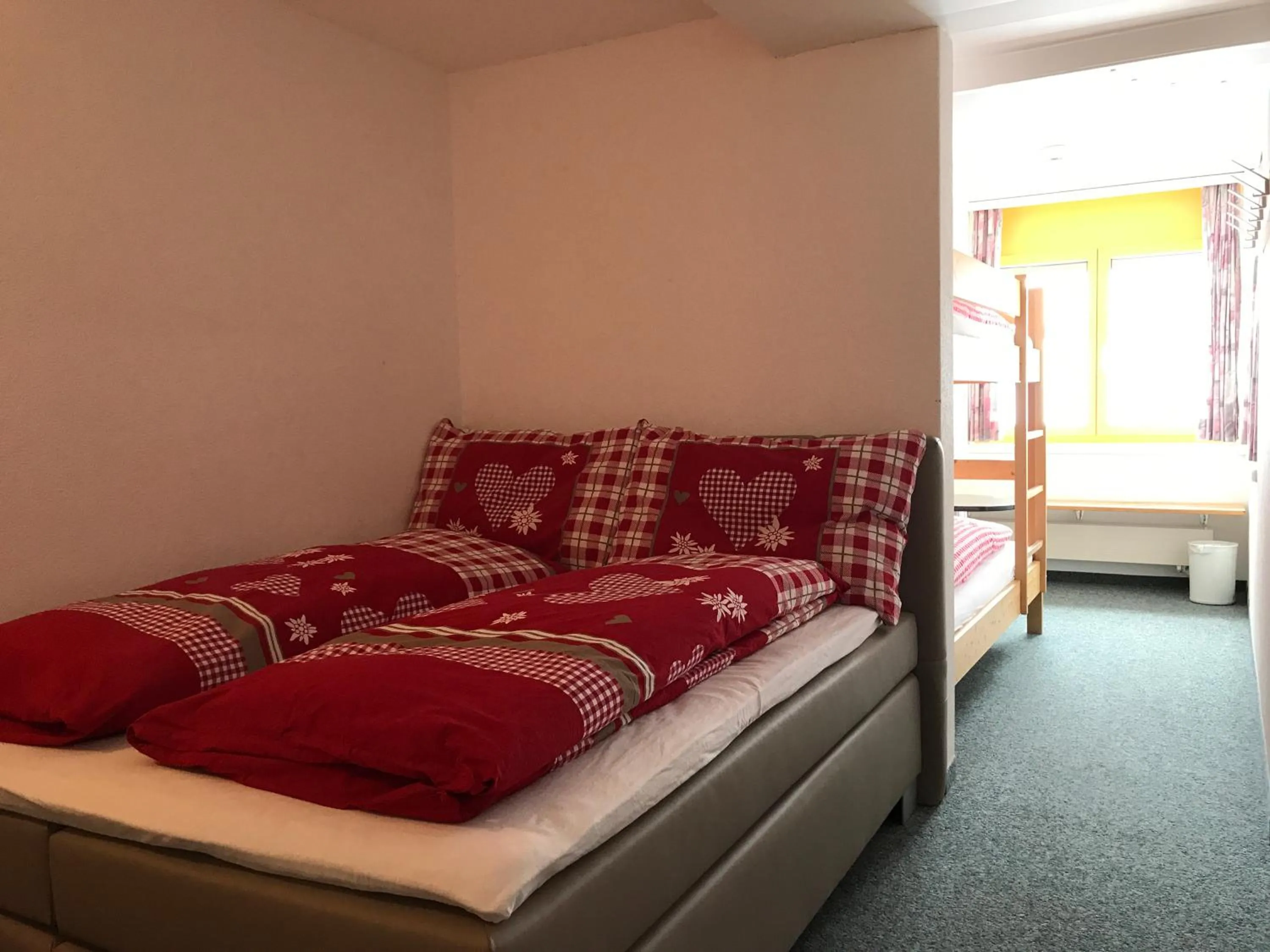 Bed in Berggasthaus First - Only Accessible by Cable Car