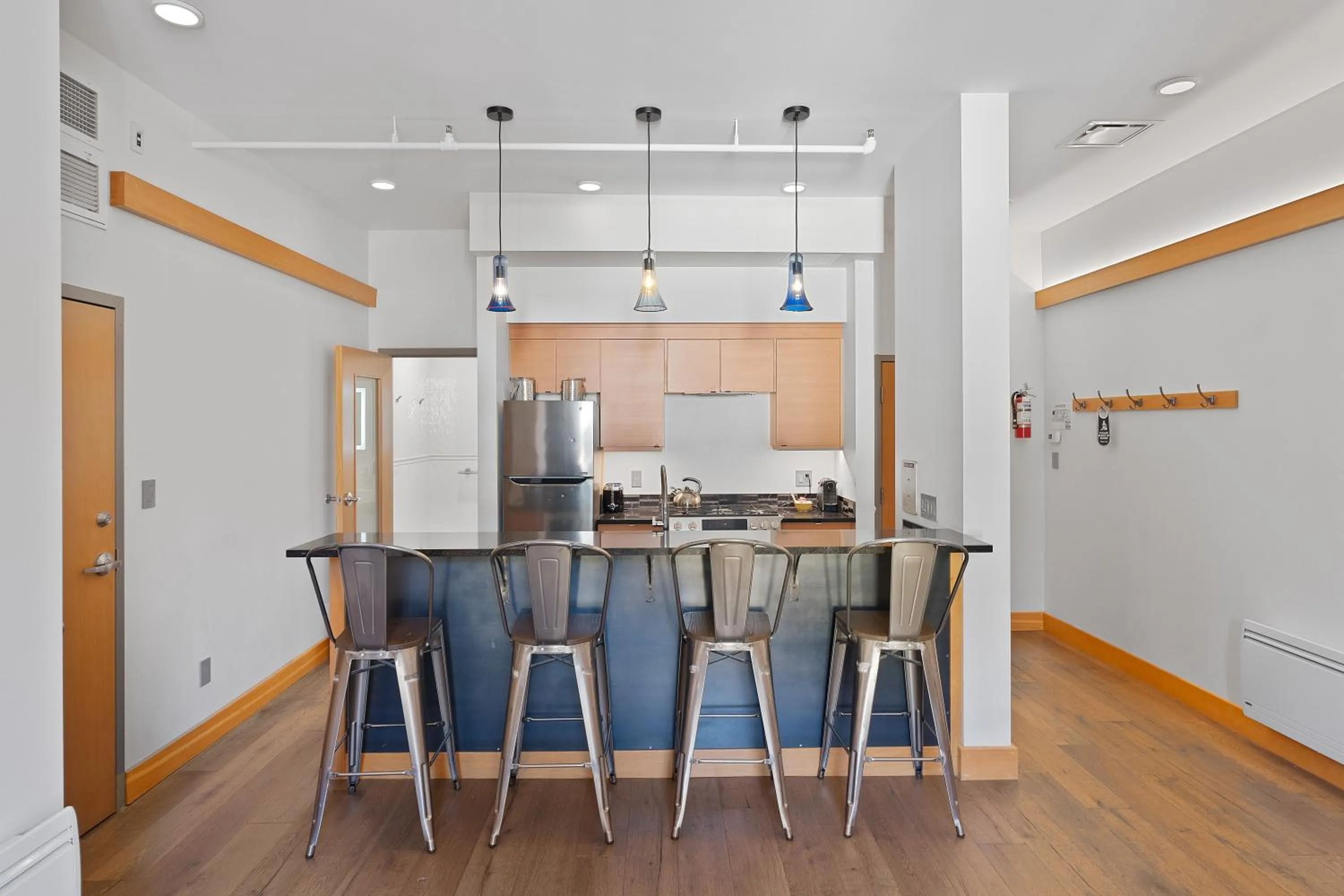 Kitchen or kitchenette in Savoy Hotel