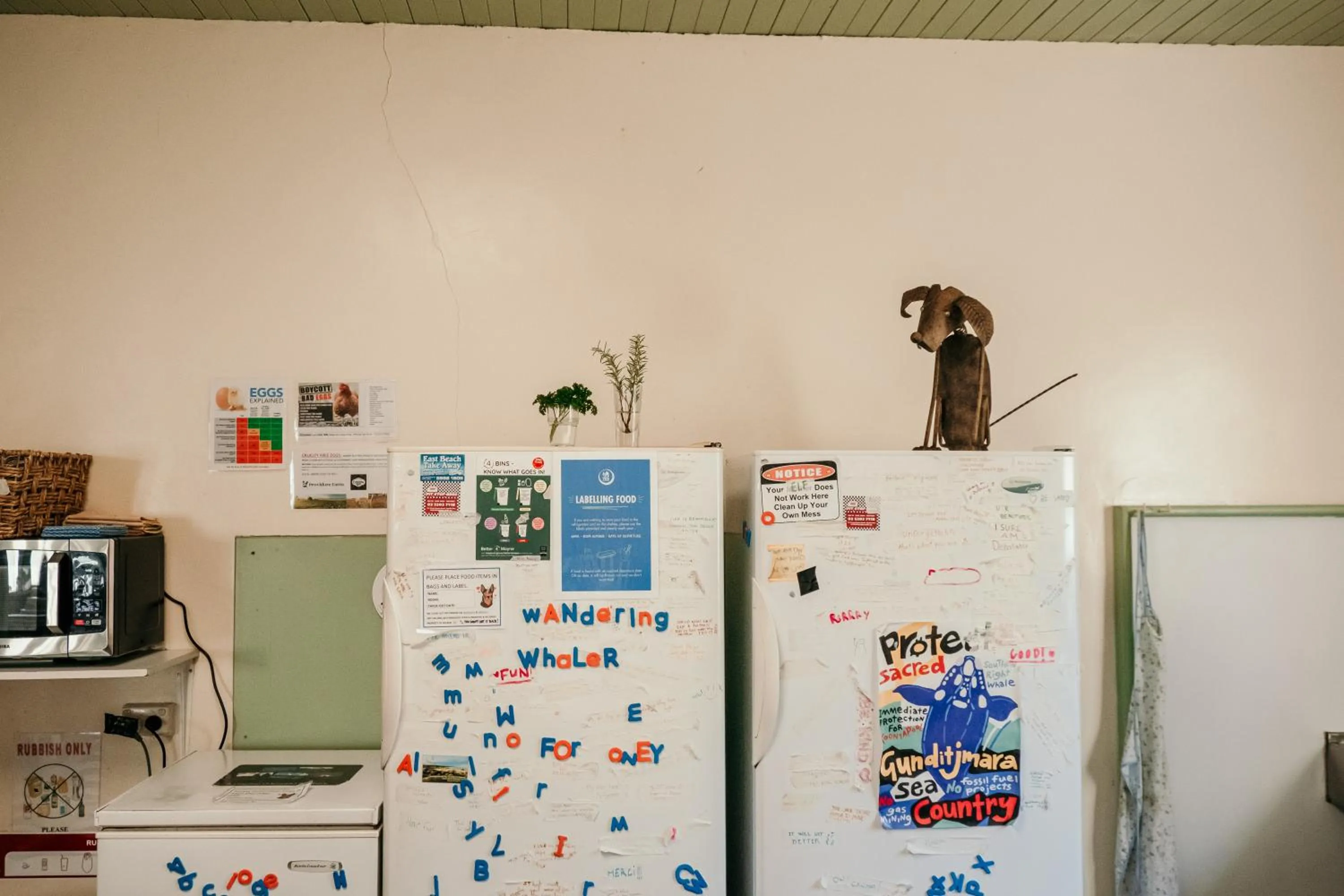 Kitchen or kitchenette in The Wandering Whale Port Fairy