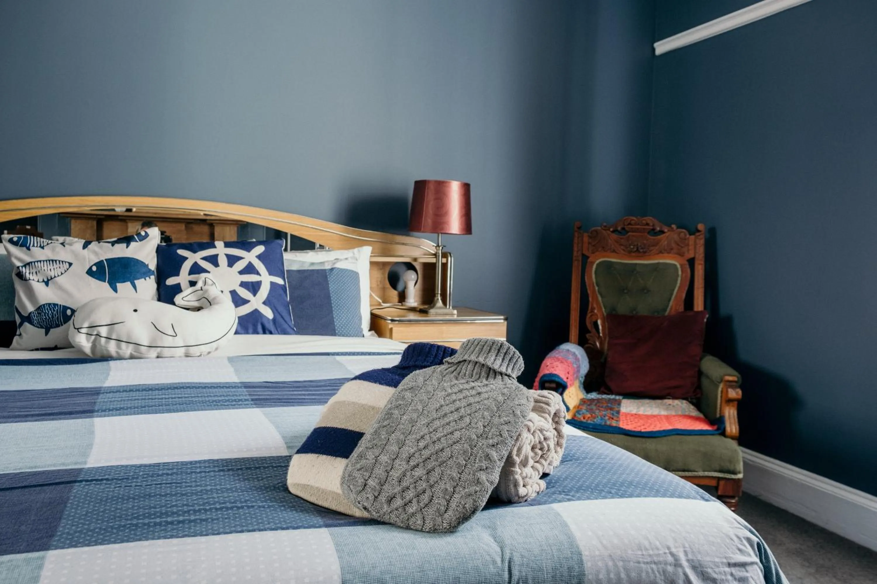 Bed in The Wandering Whale Port Fairy