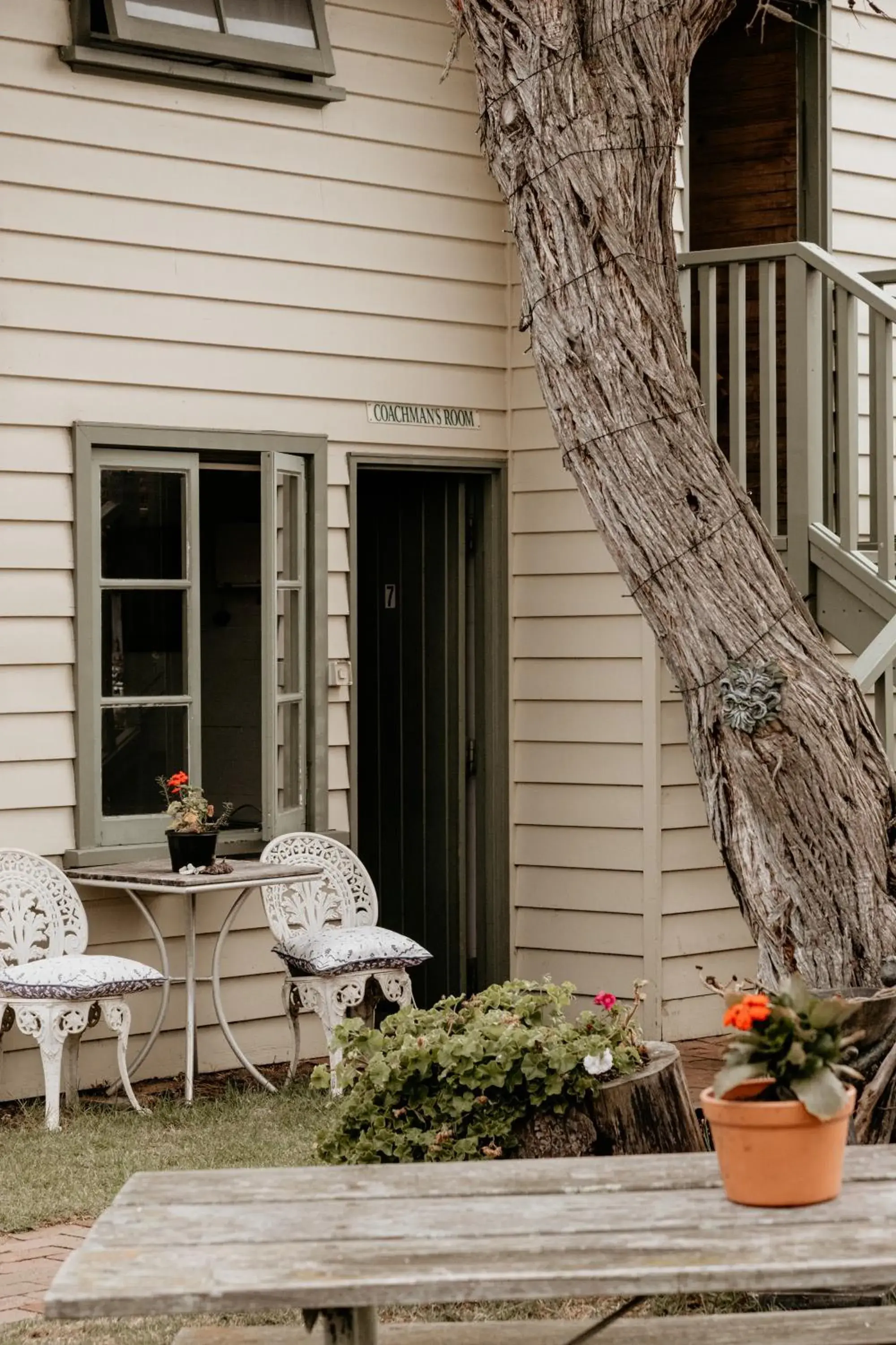 Budget Double Room with Shared Bathroom in The Wandering Whale Port Fairy Budget Double Room with Shared Bathroom in The Wandering Whale Port Fairy