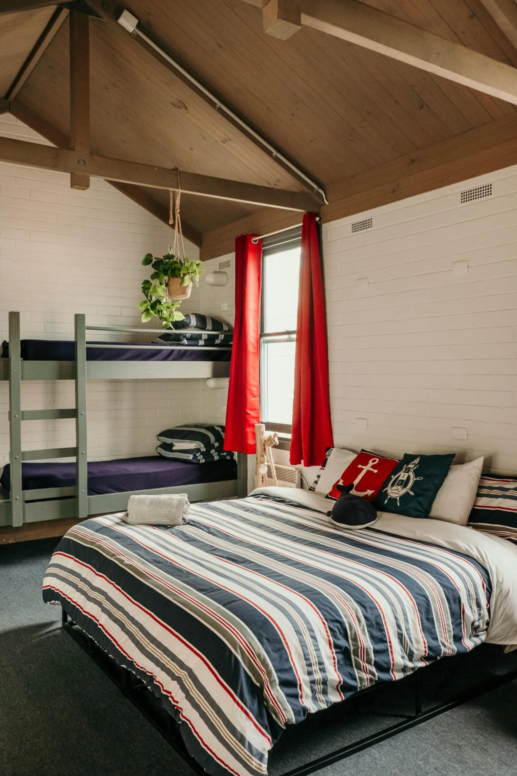 Bed in The Wandering Whale Port Fairy