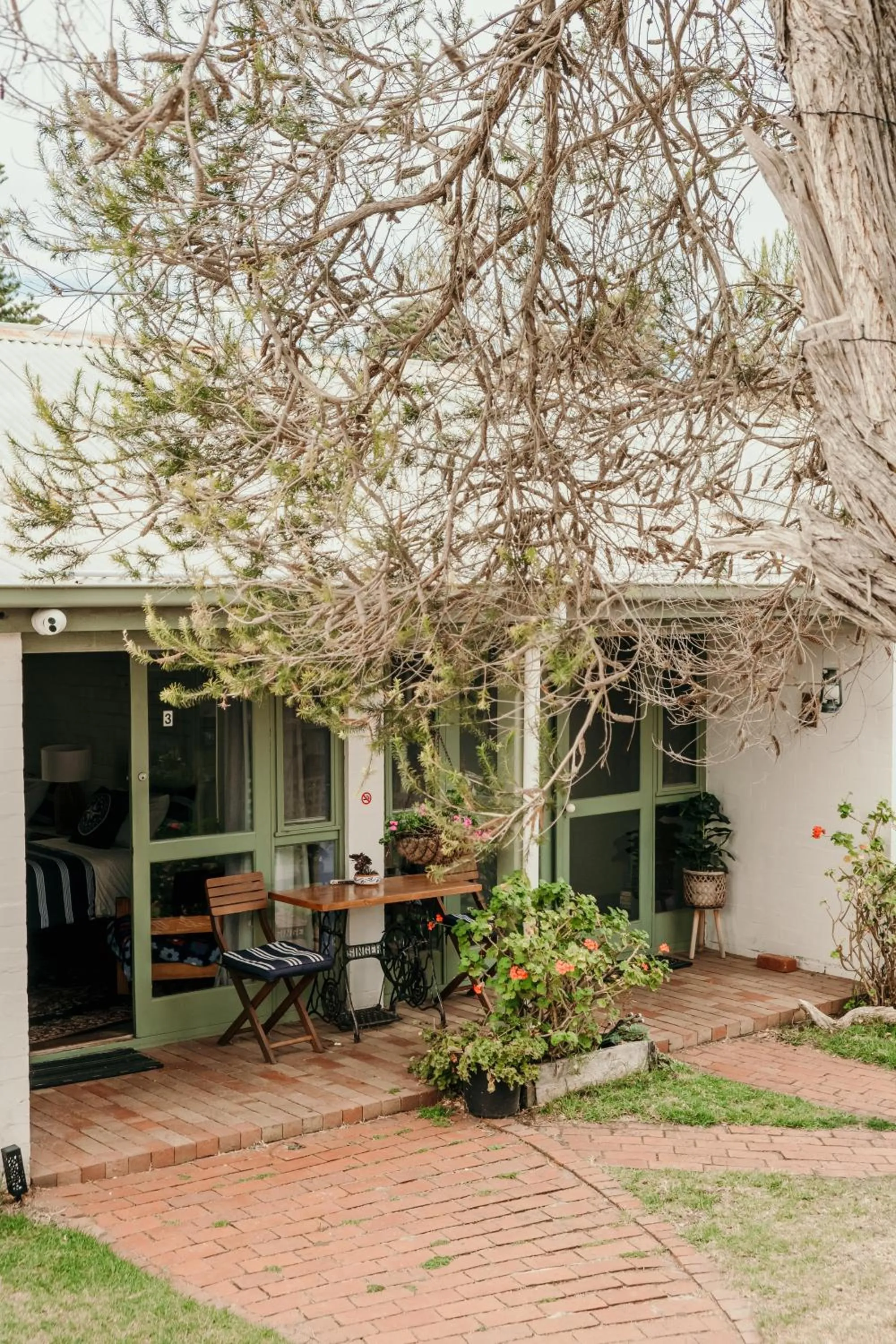 Patio in The Wandering Whale Port Fairy