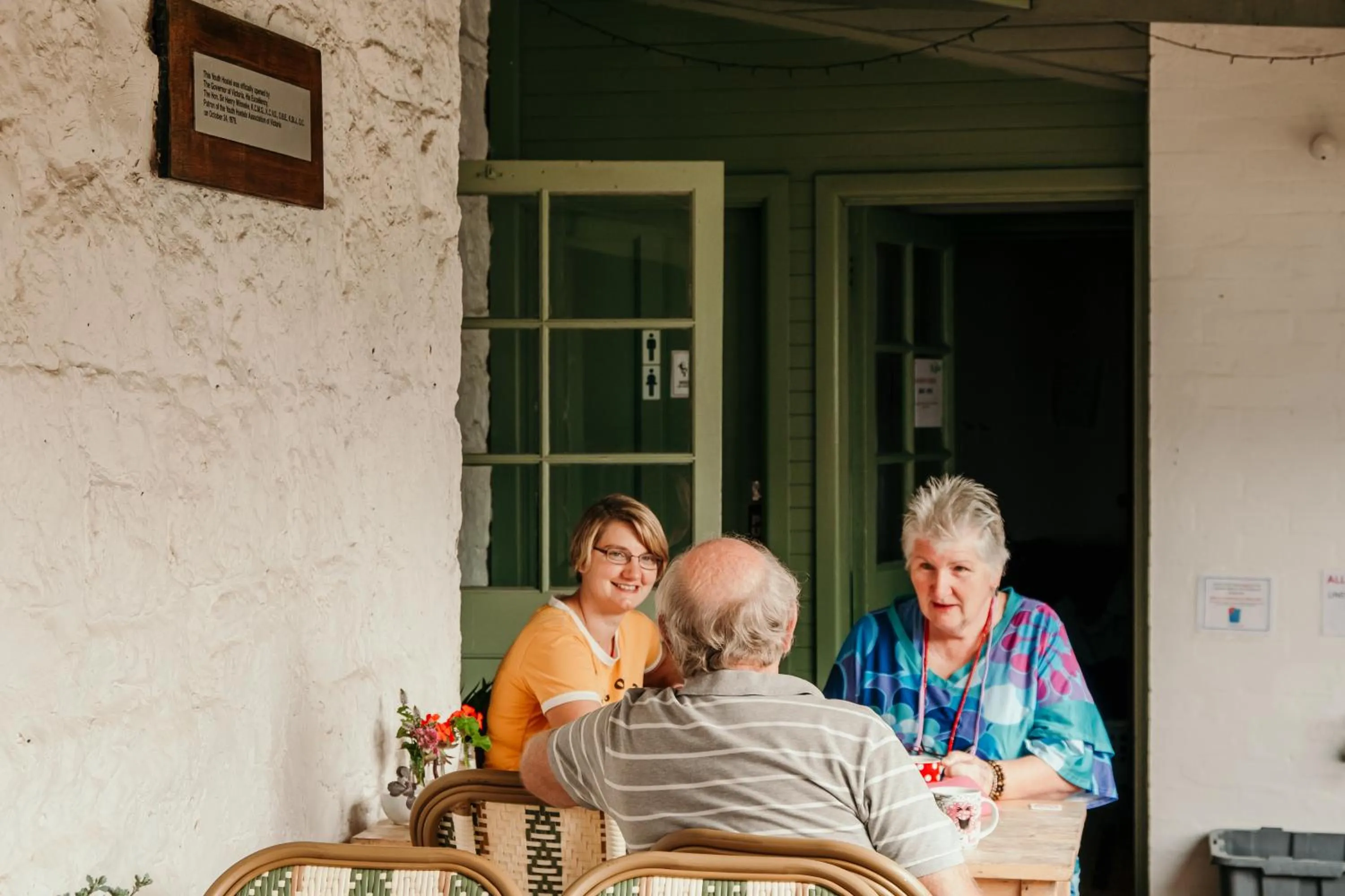 Patio in The Wandering Whale Port Fairy