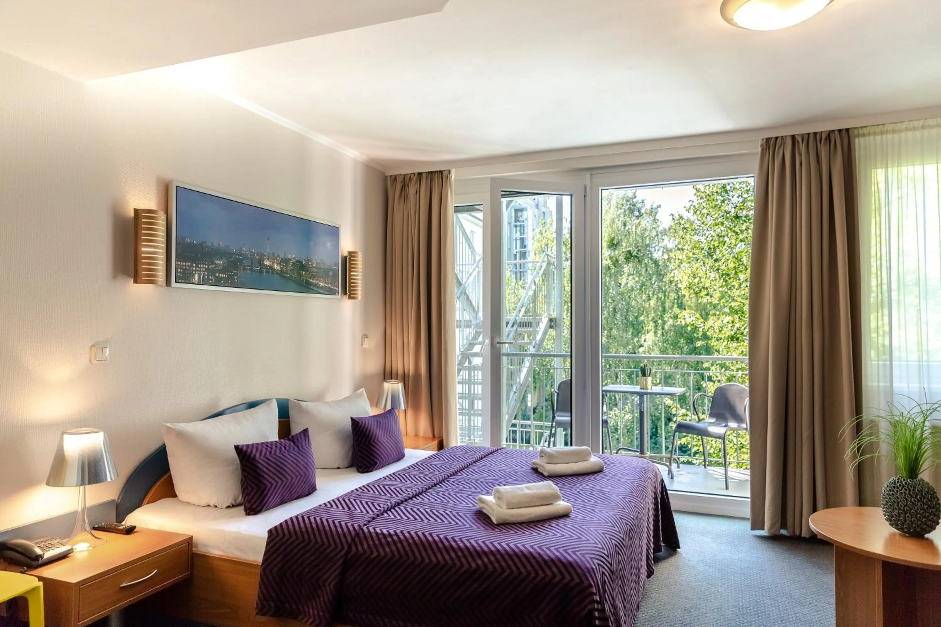 Photo of the whole room, Bed in Hotel Ambiente Berlin City