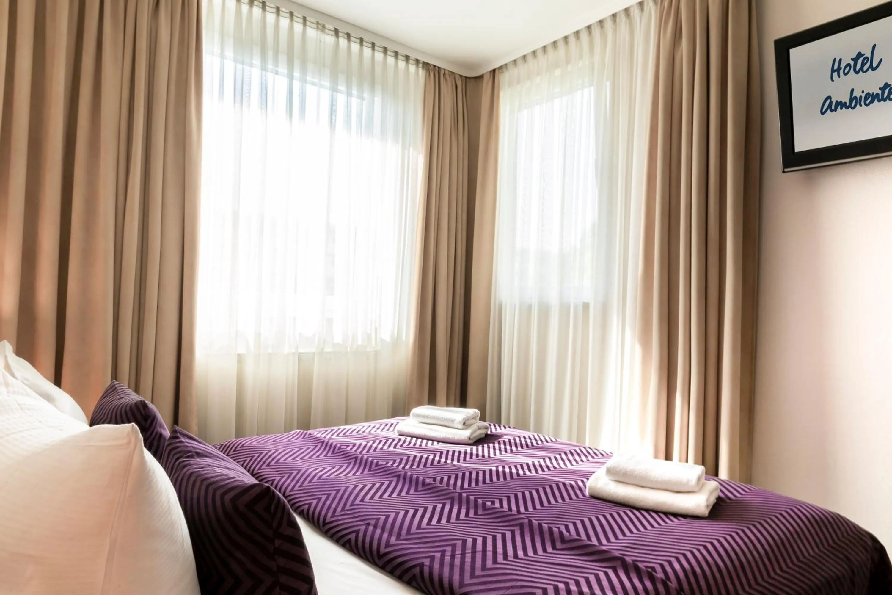 Photo of the whole room, Bed in Hotel Ambiente Berlin City