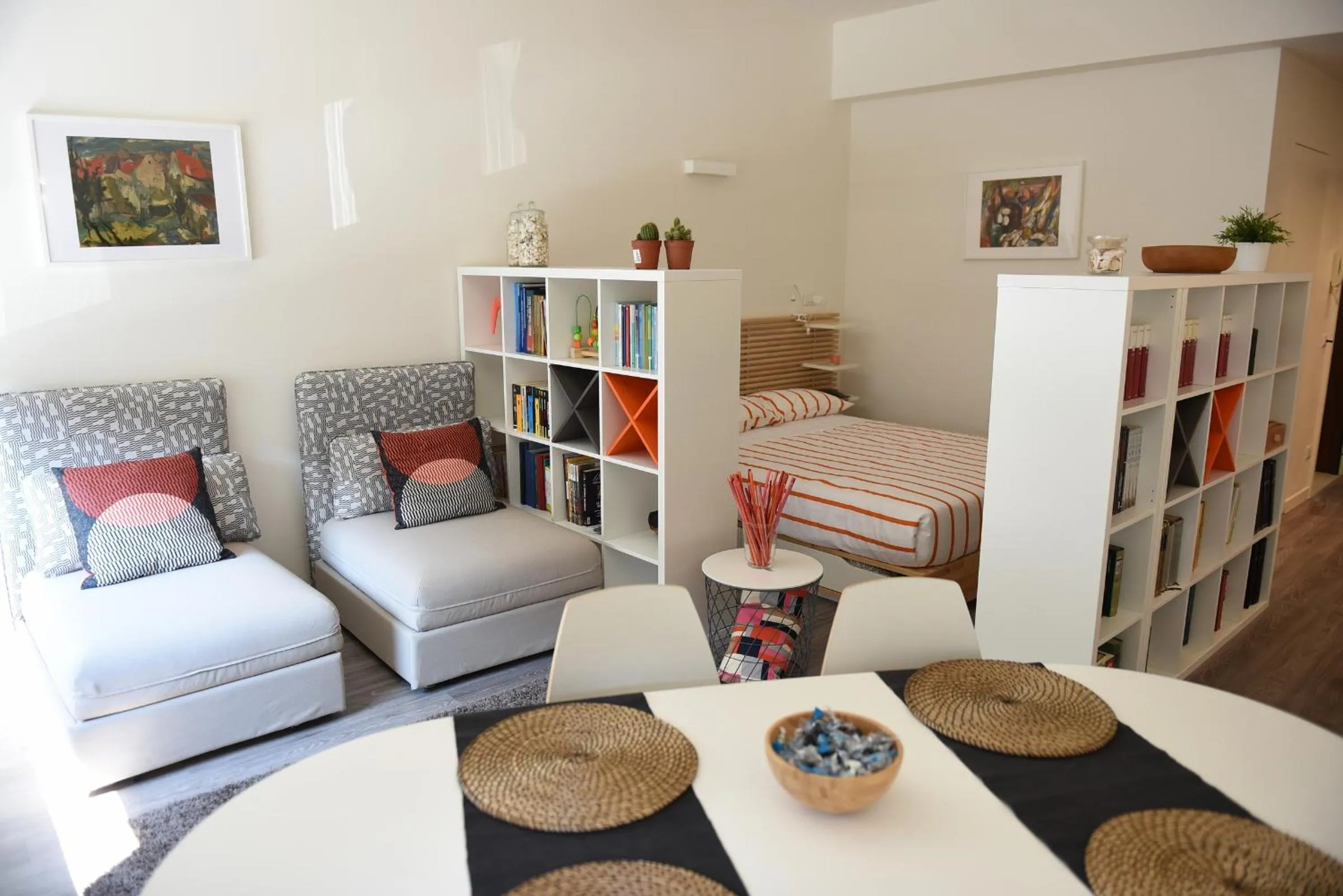 Living room, Bed in Le Rondinelle
