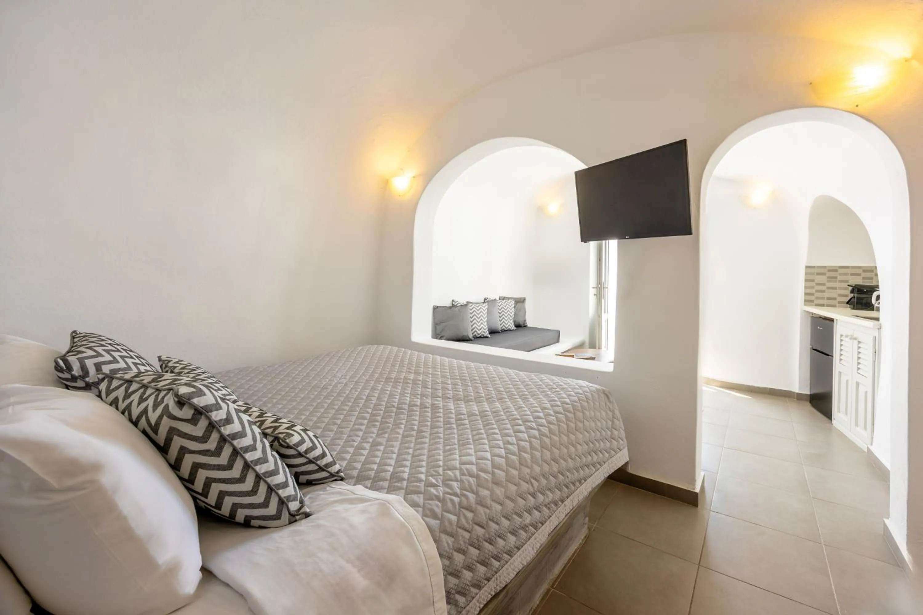 Bed in Ilioperato Hotel