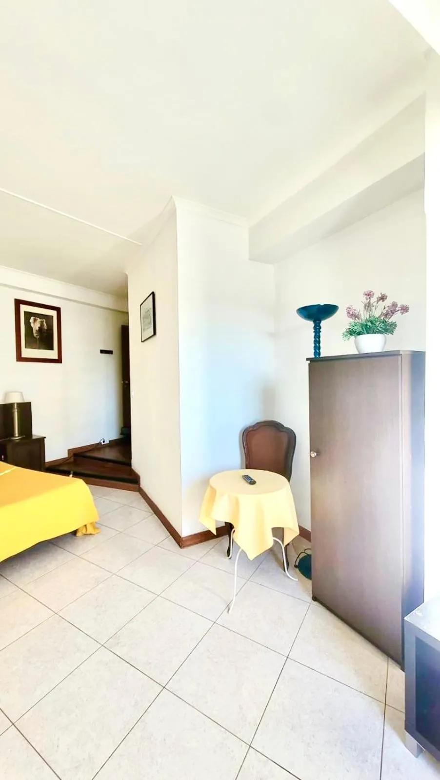 Seating area, Bed in A Ponte Marques de Pombal