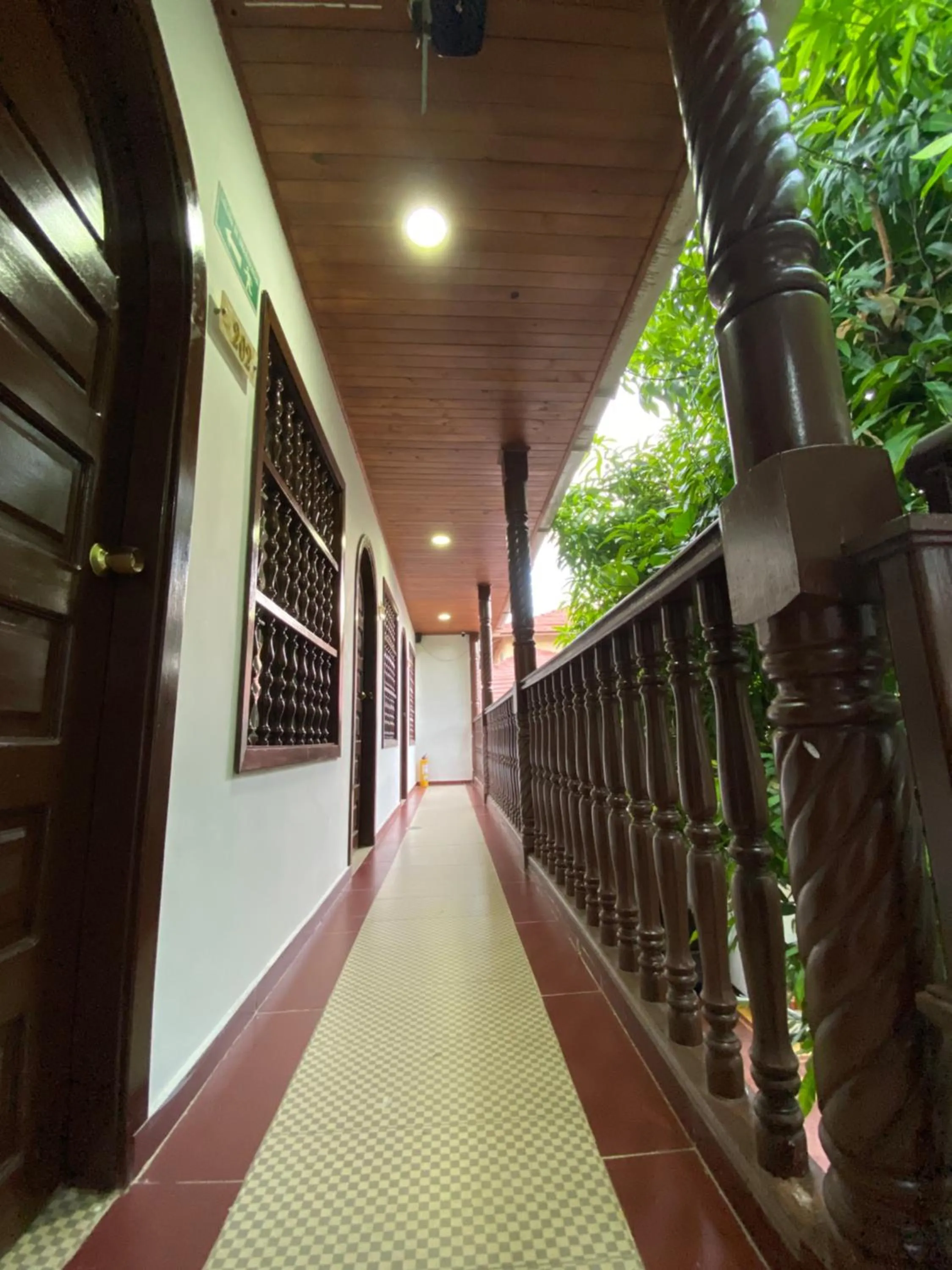 Garden view in Hotel Casa Colonial