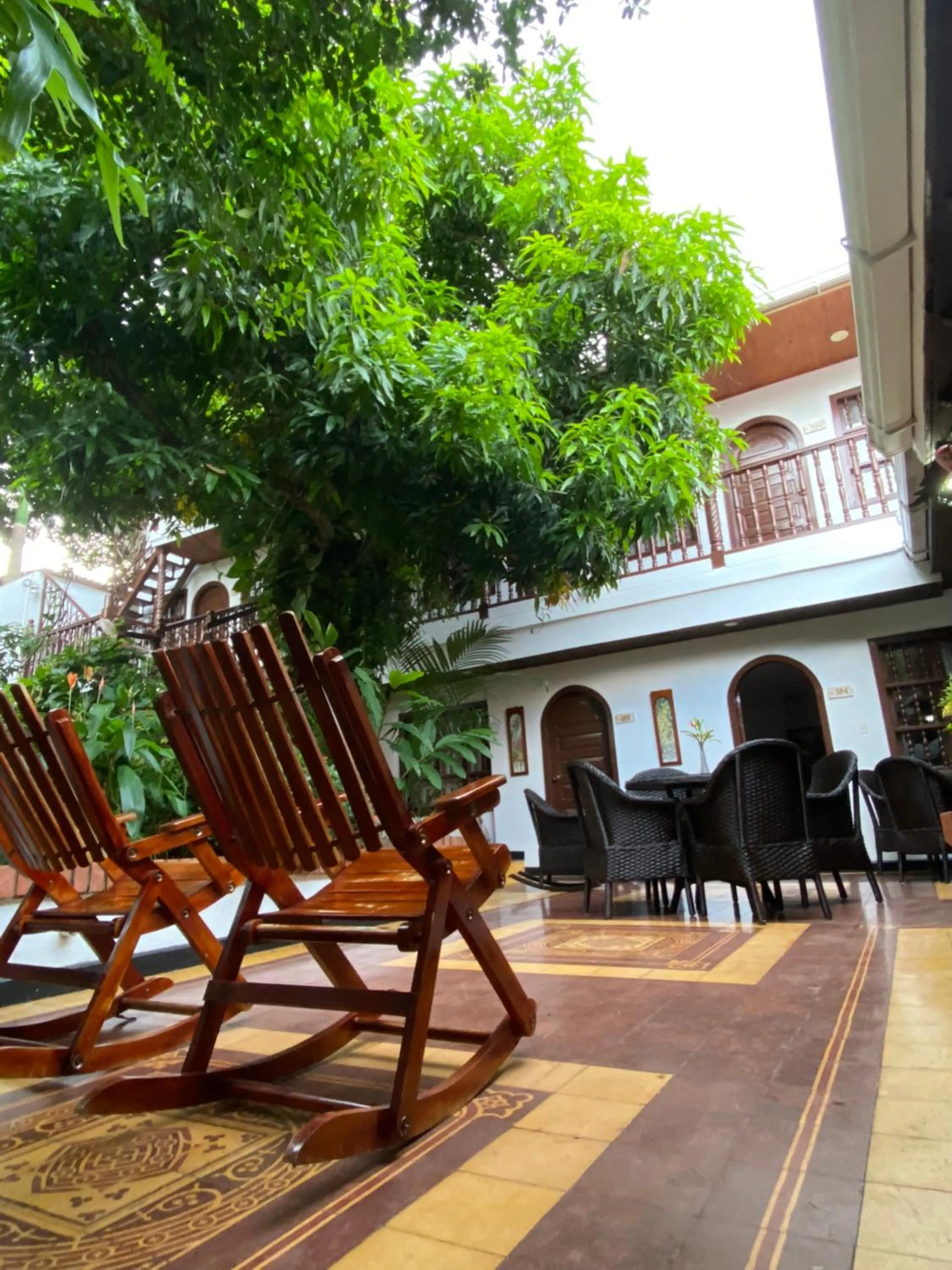 Patio in Hotel Casa Colonial
