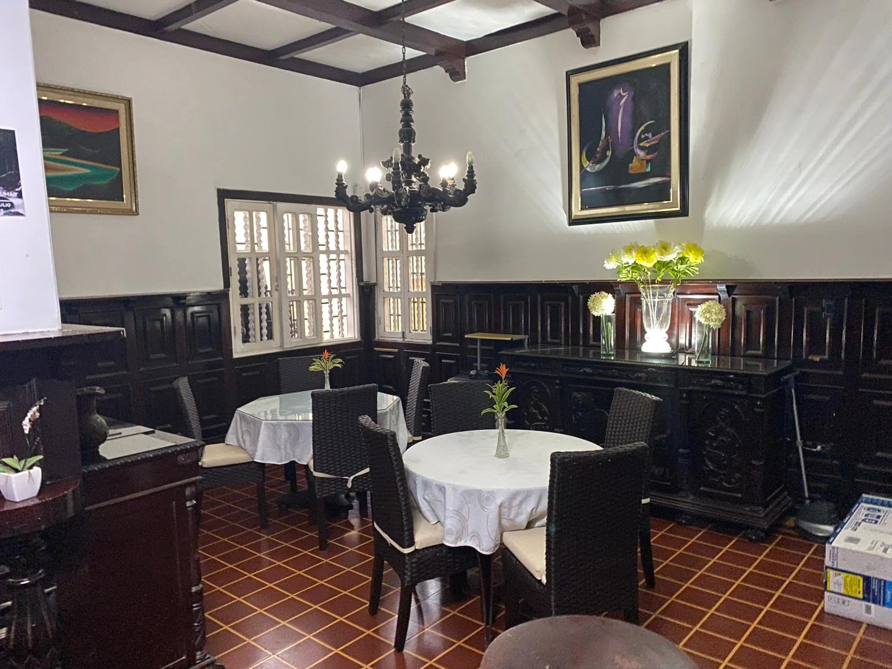 Seating area in Hotel Casa Colonial