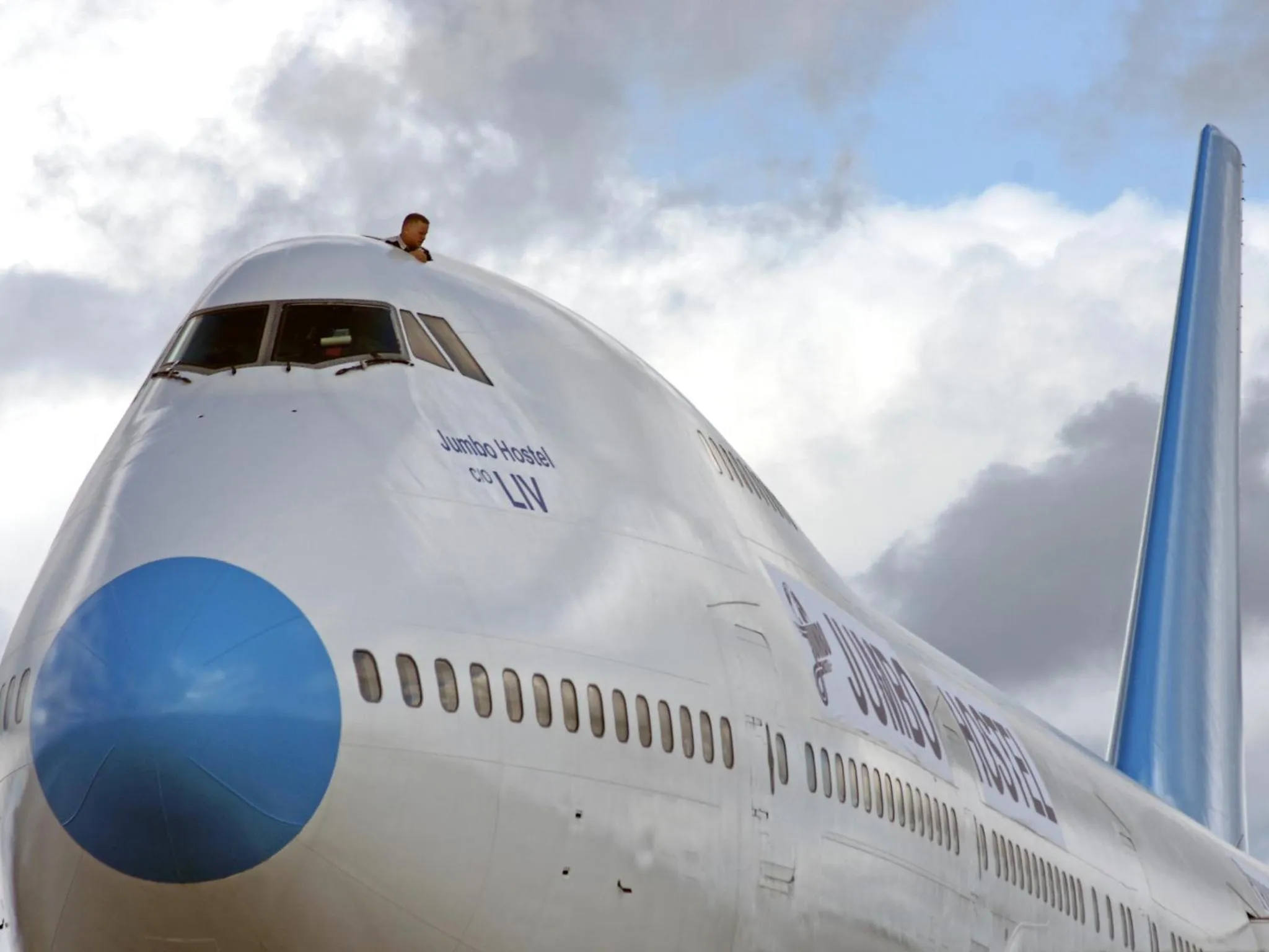 Property building in STF Jumbo Stay Stockholm