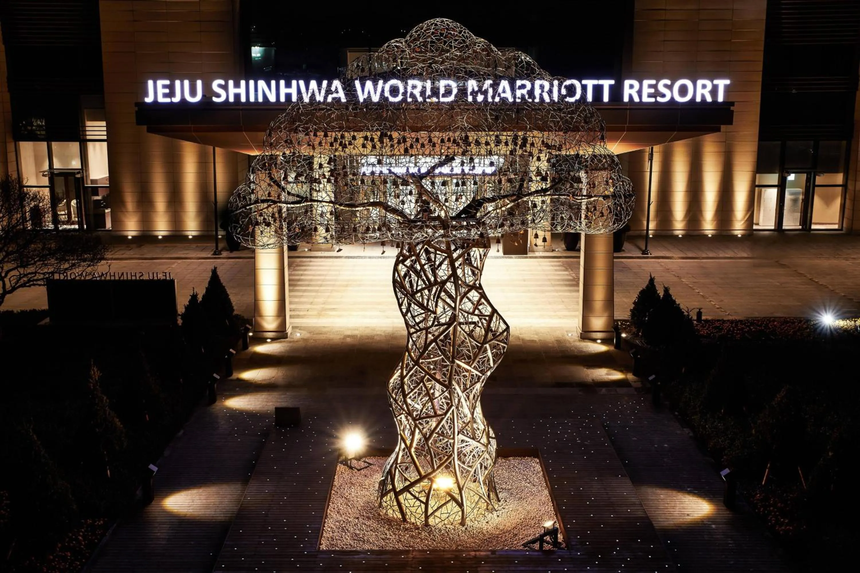 Property building in Marriott Jeju Shinhwa World Hotel