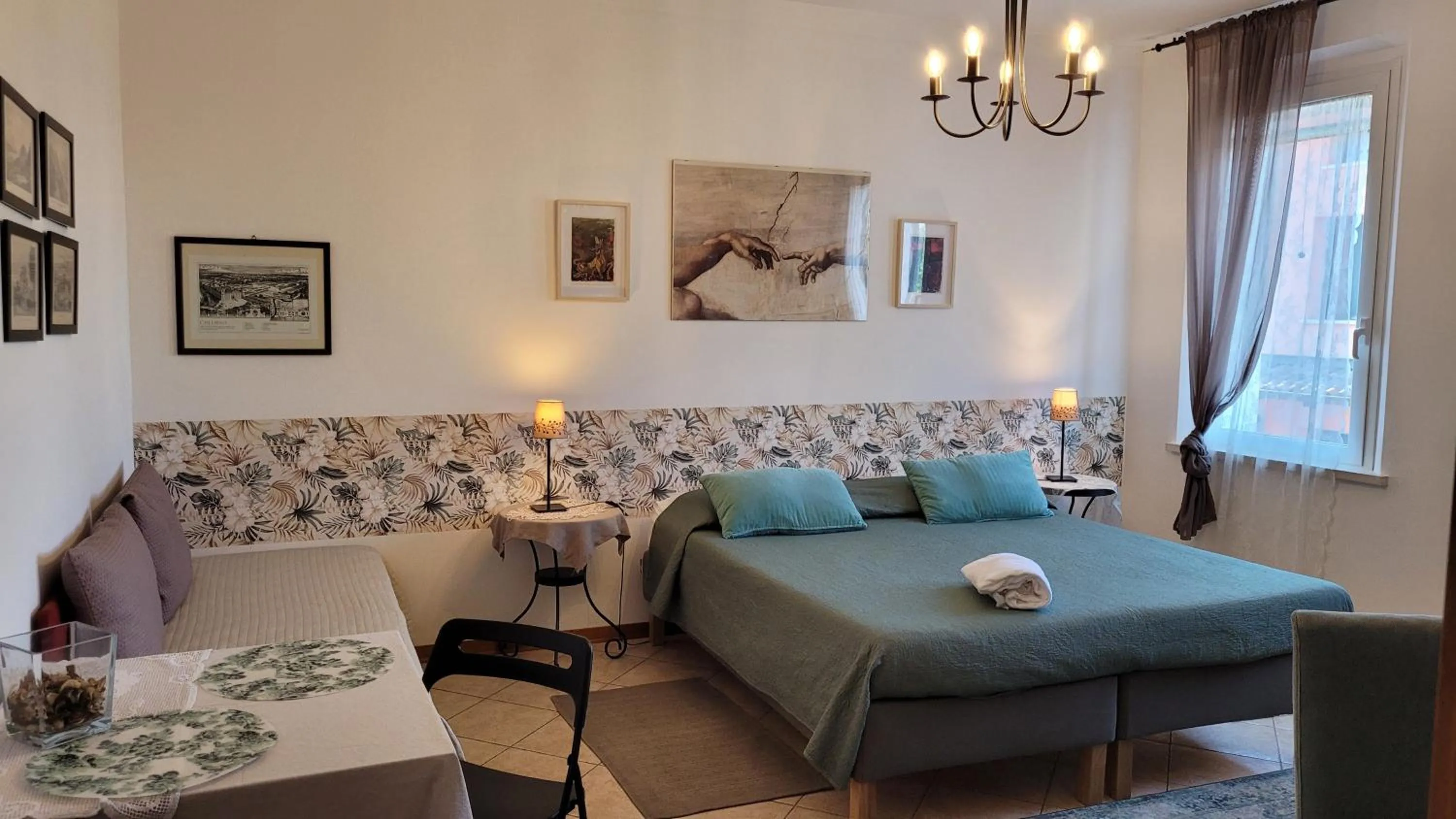 Bed in La Meridiana Affittacamere