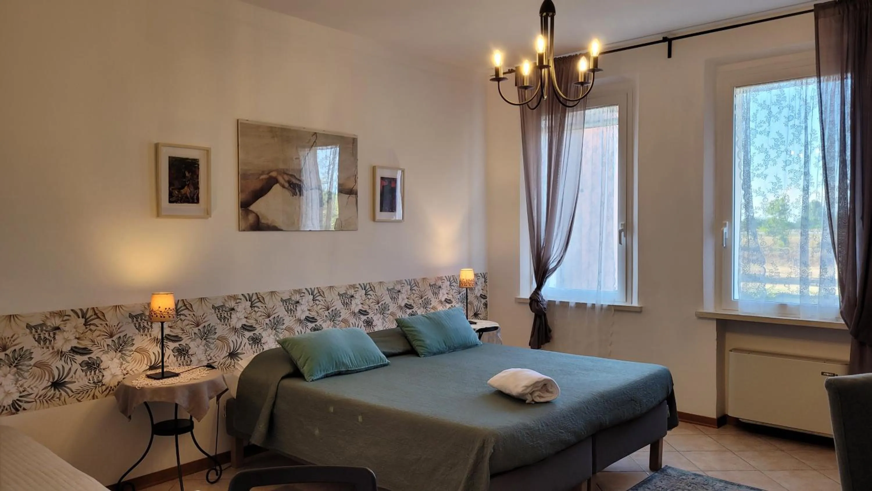 Bed in La Meridiana Affittacamere