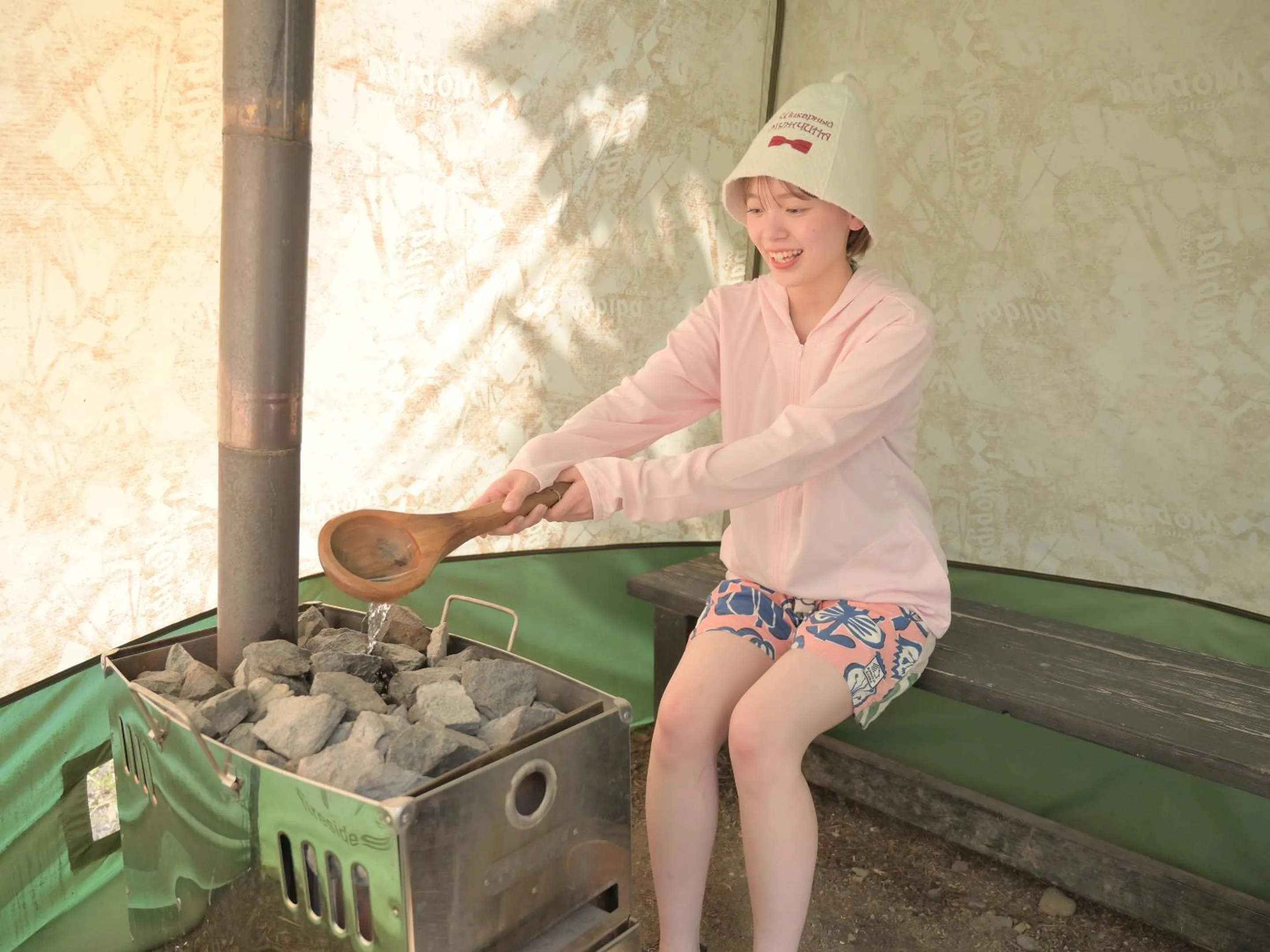 Sauna in Lodge Kiyokawa