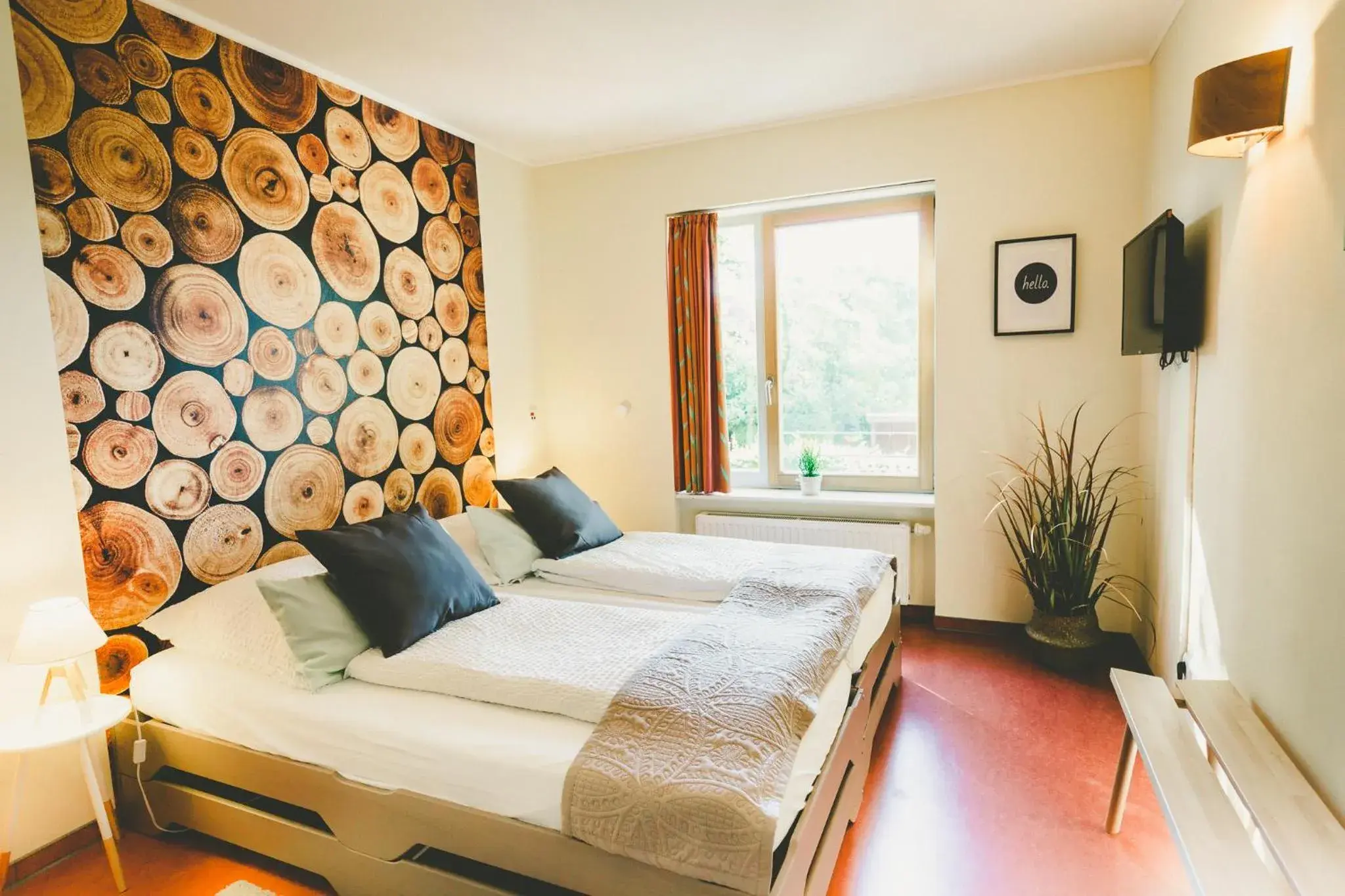 Double Room with Private External Bathroom - single occupancy in Ostel Jugendhotel Bremervörde Double Room with Private External Bathroom - single occupancy in Ostel Jugendhotel Bremervörde