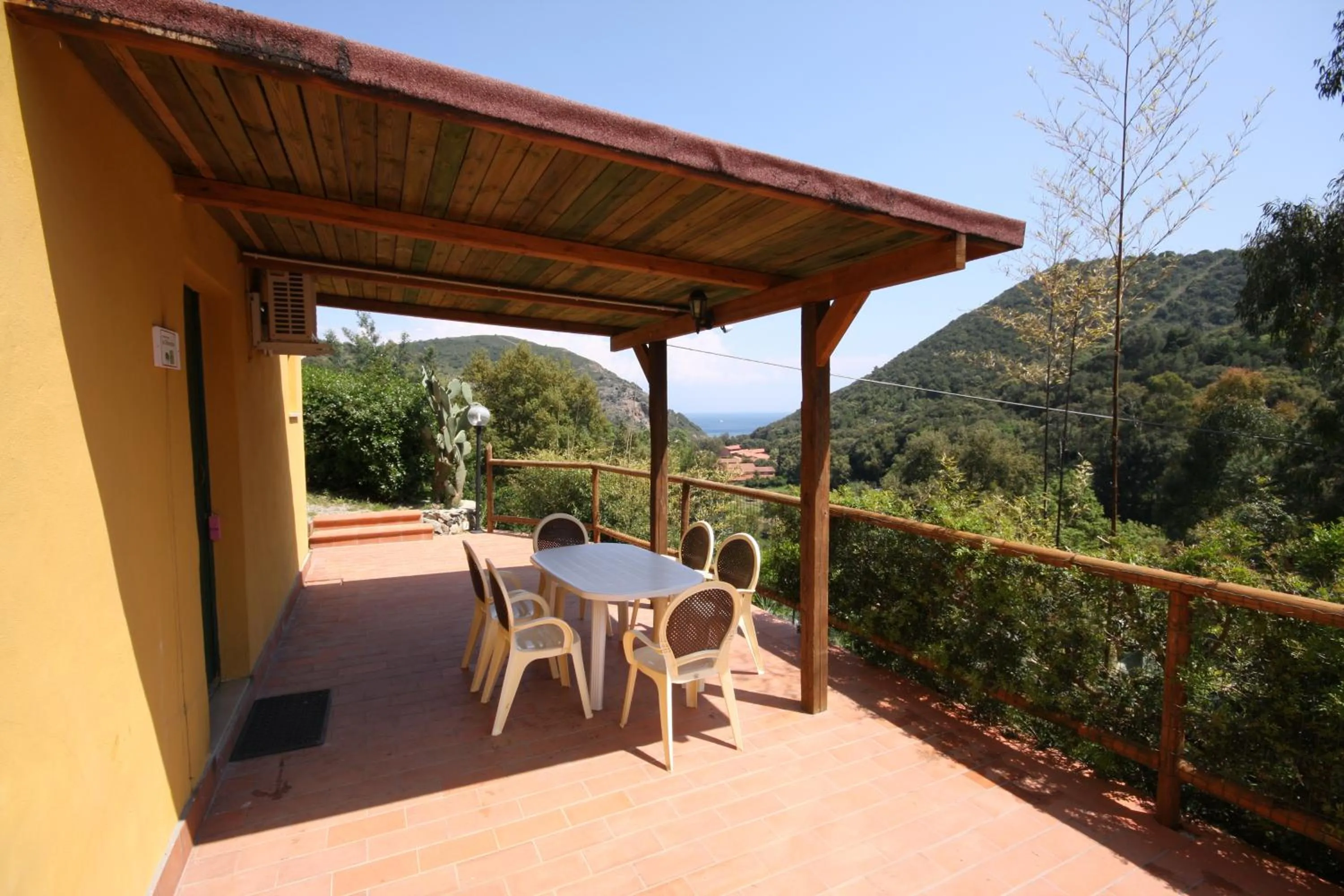 Balcony/Terrace in Camping Village Canapai