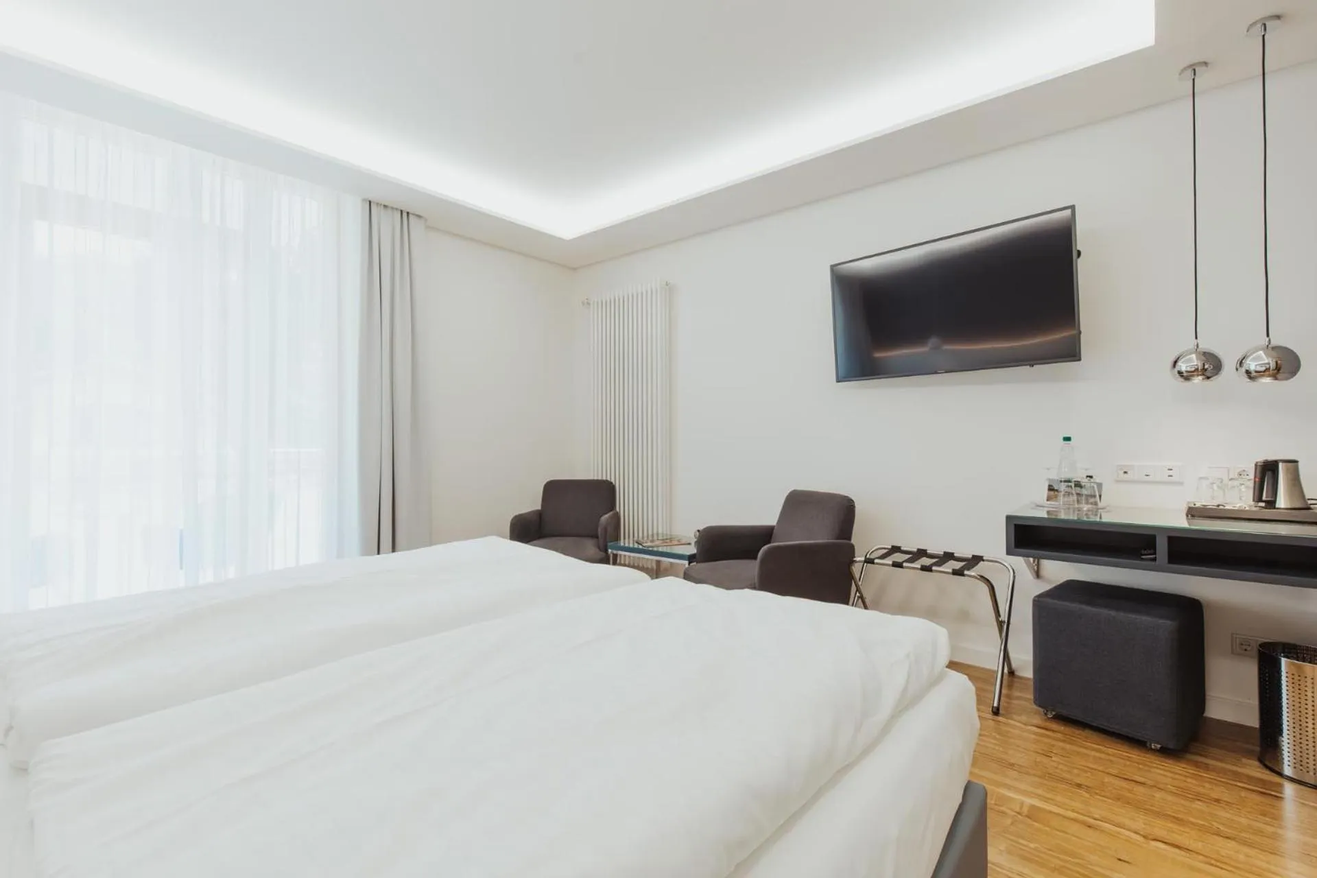 Photo of the whole room, Bed in Parkhotel IV Jahreszeiten Kühlungsborn