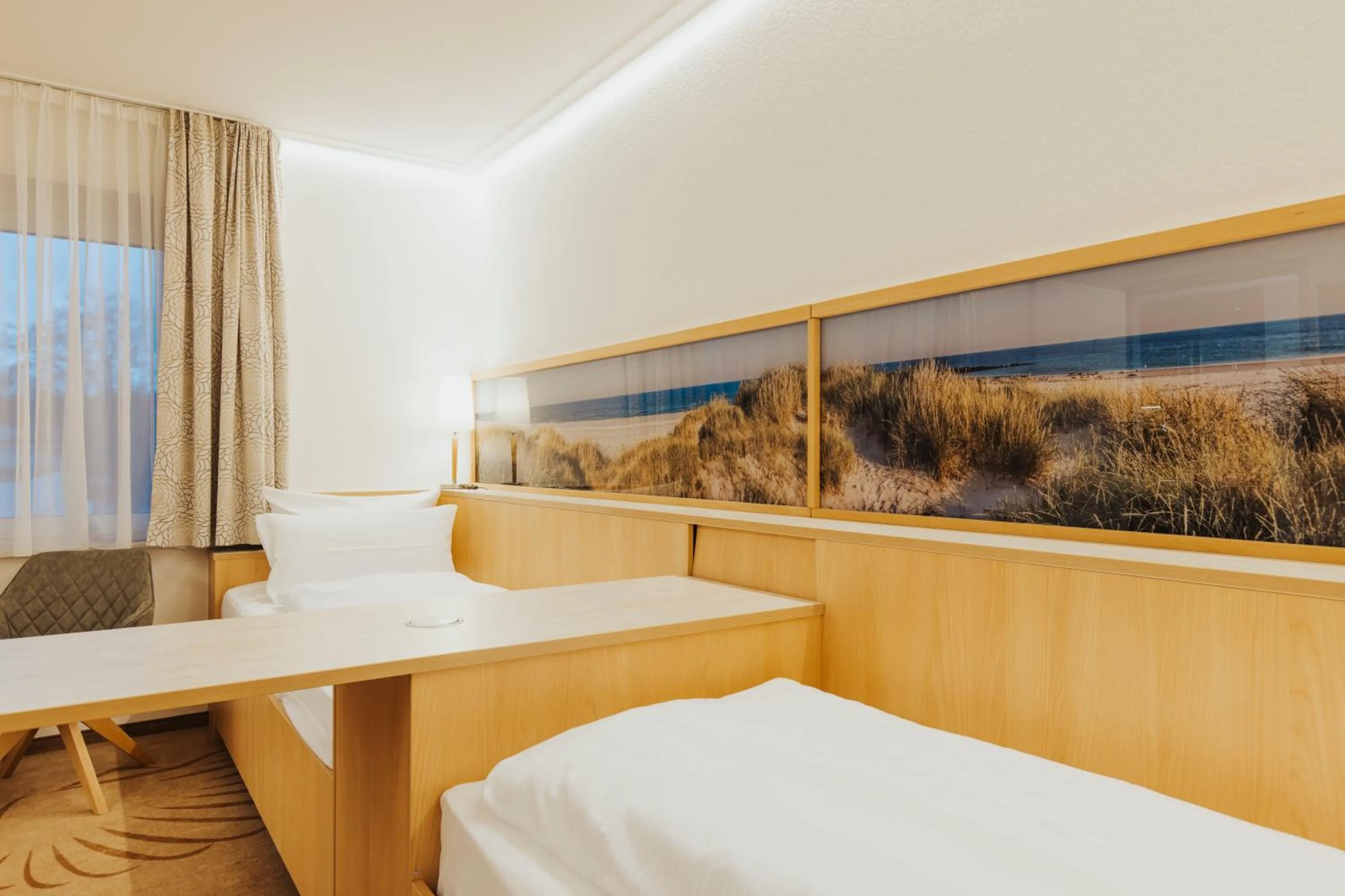 Bed in Parkhotel IV Jahreszeiten Kühlungsborn