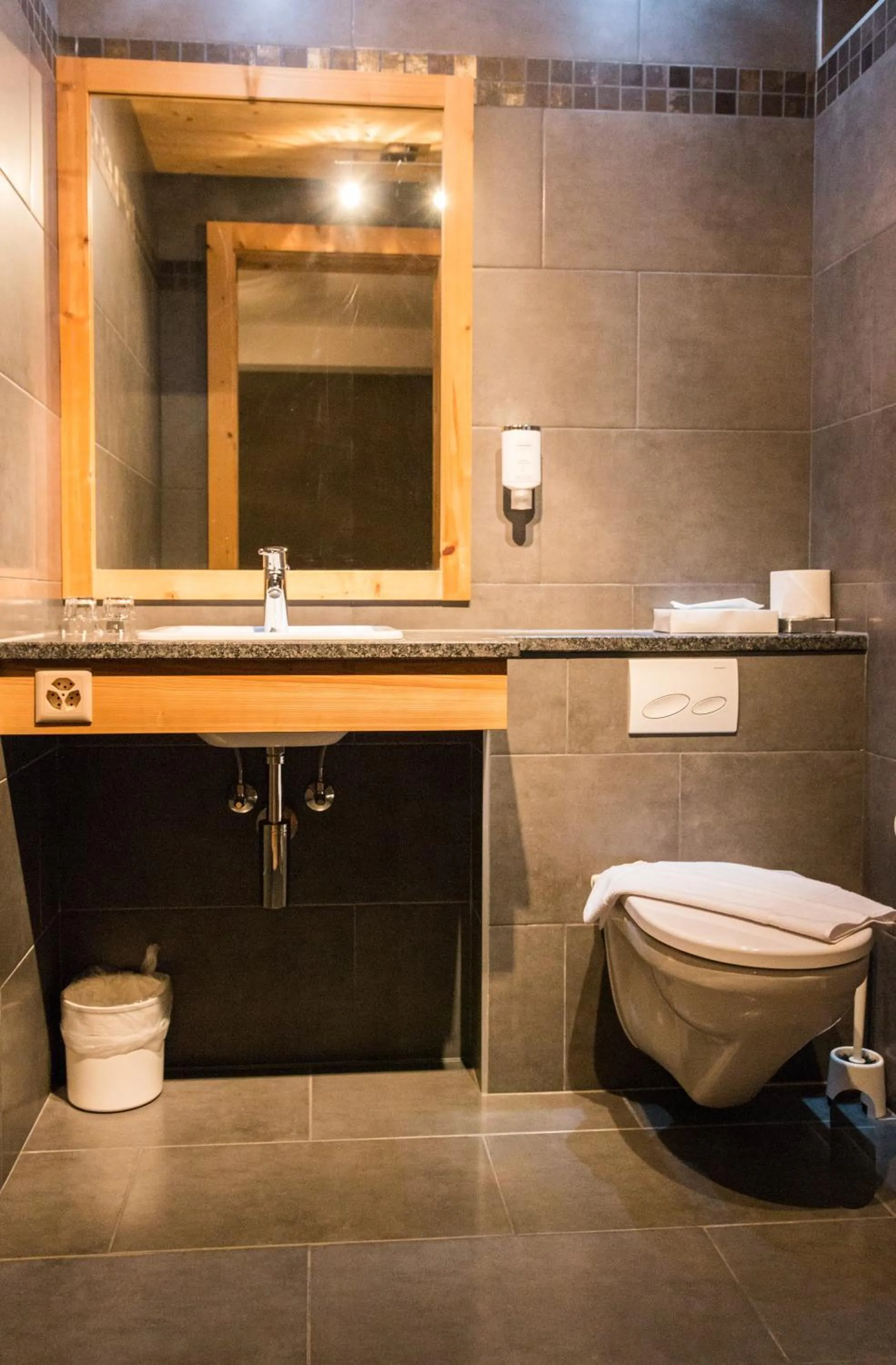 Toilet in Helvetia hotel