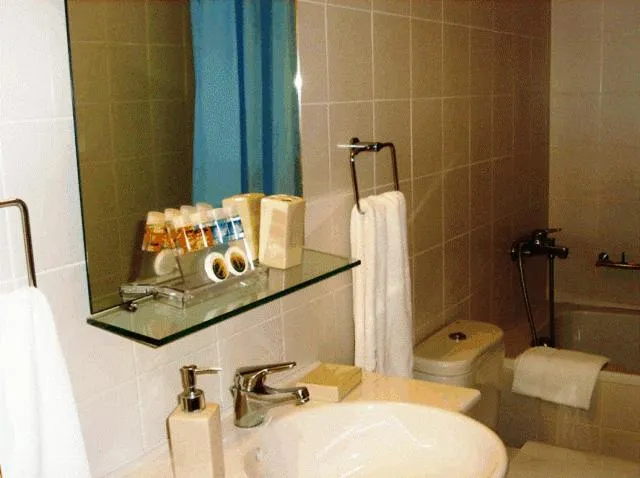 Bathroom in Dioscouri Hotel