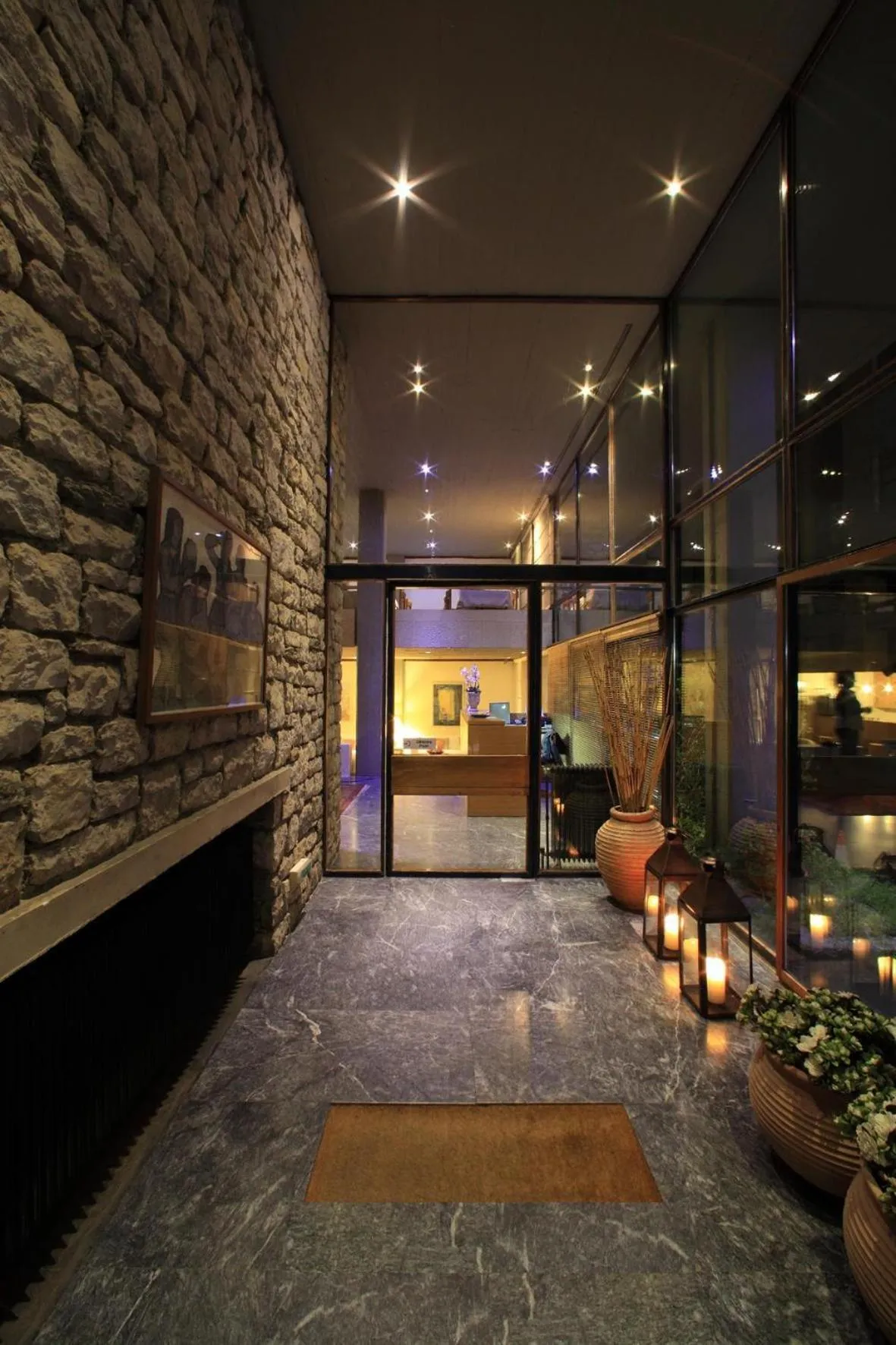 Facade/entrance in Dioscouri Hotel