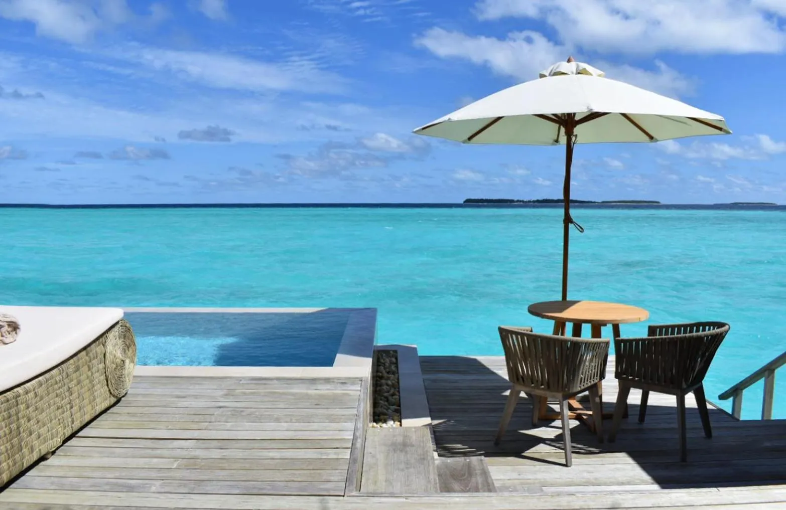 Pool view in Baglioni Resort Maldives - Luxury All Inclusive