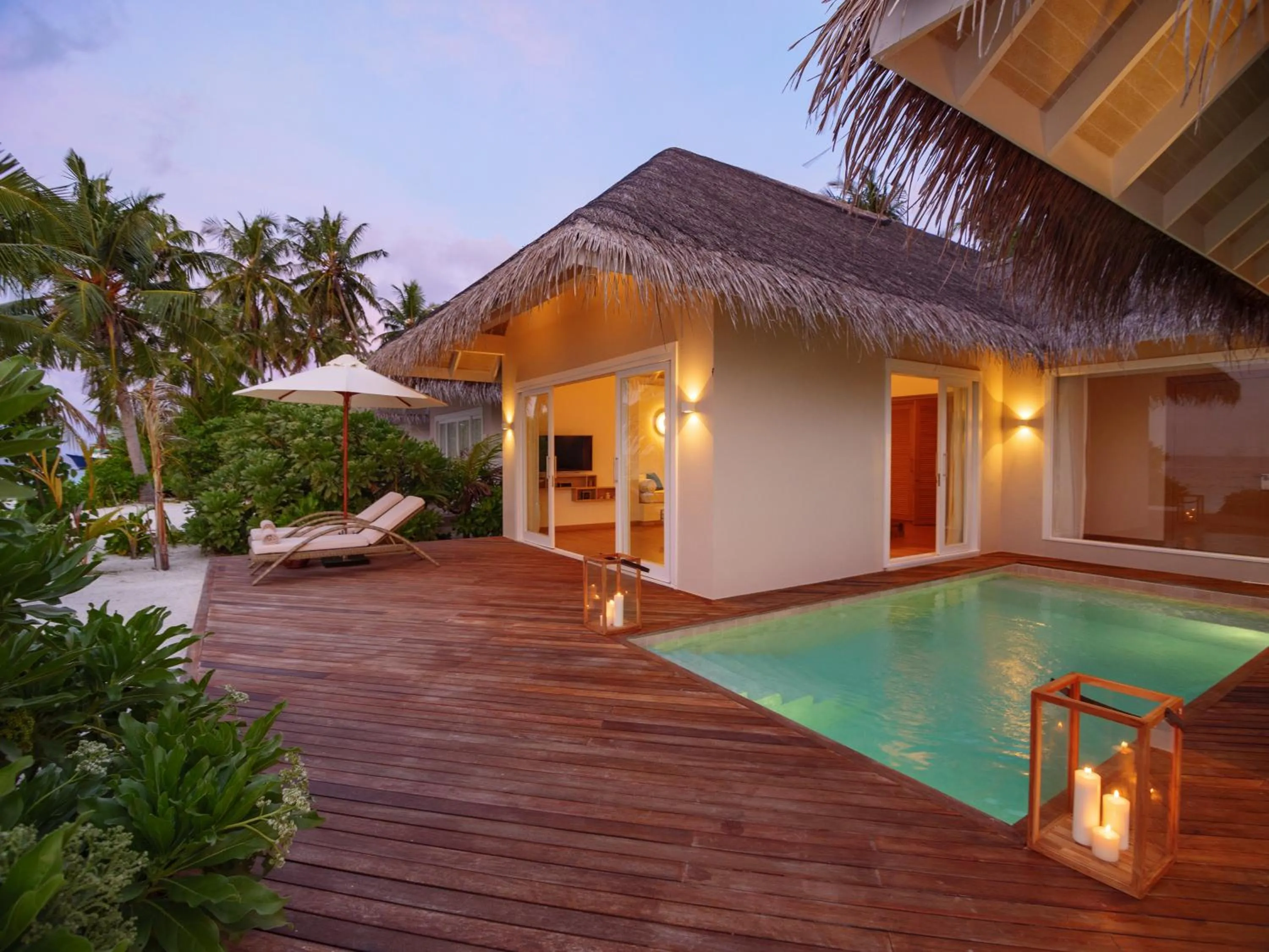 Pool view in Baglioni Resort Maldives - Luxury All Inclusive