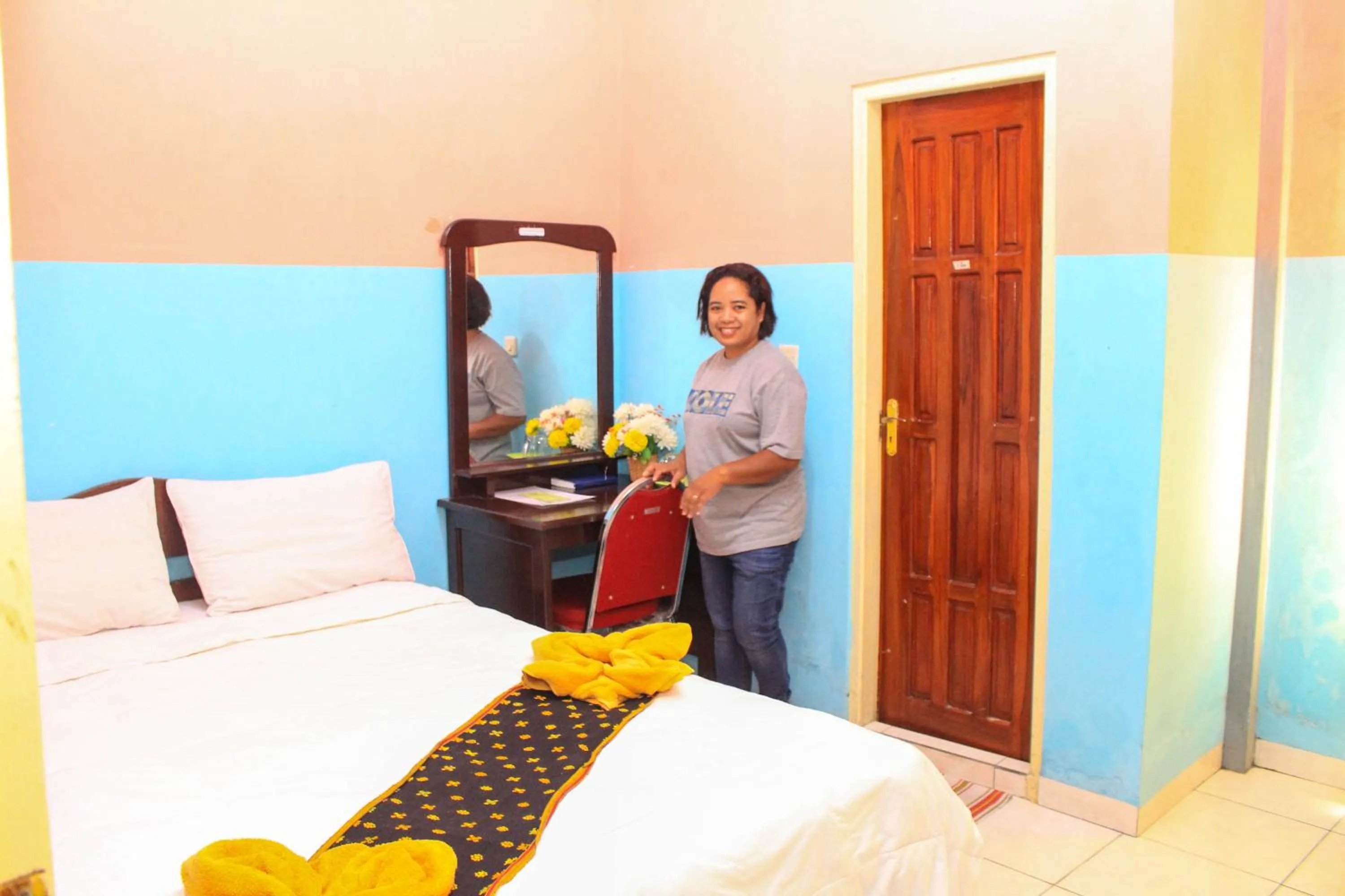 Bed in Hotel Edelweis 2 Bajawa