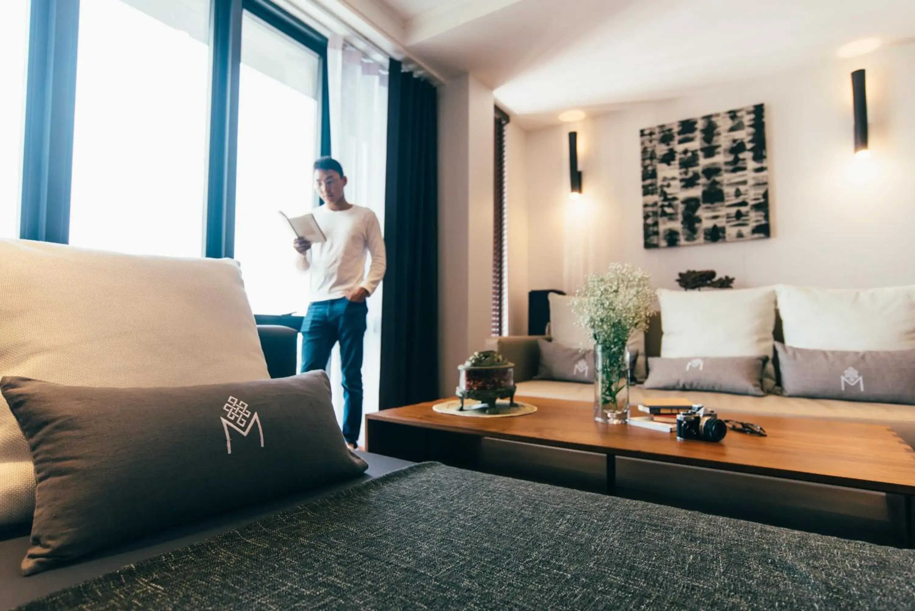 Living room in Marine Beach Hotel Pattaya - SHA Plus Living room in Marine Beach Hotel Pattaya - SHA Plus