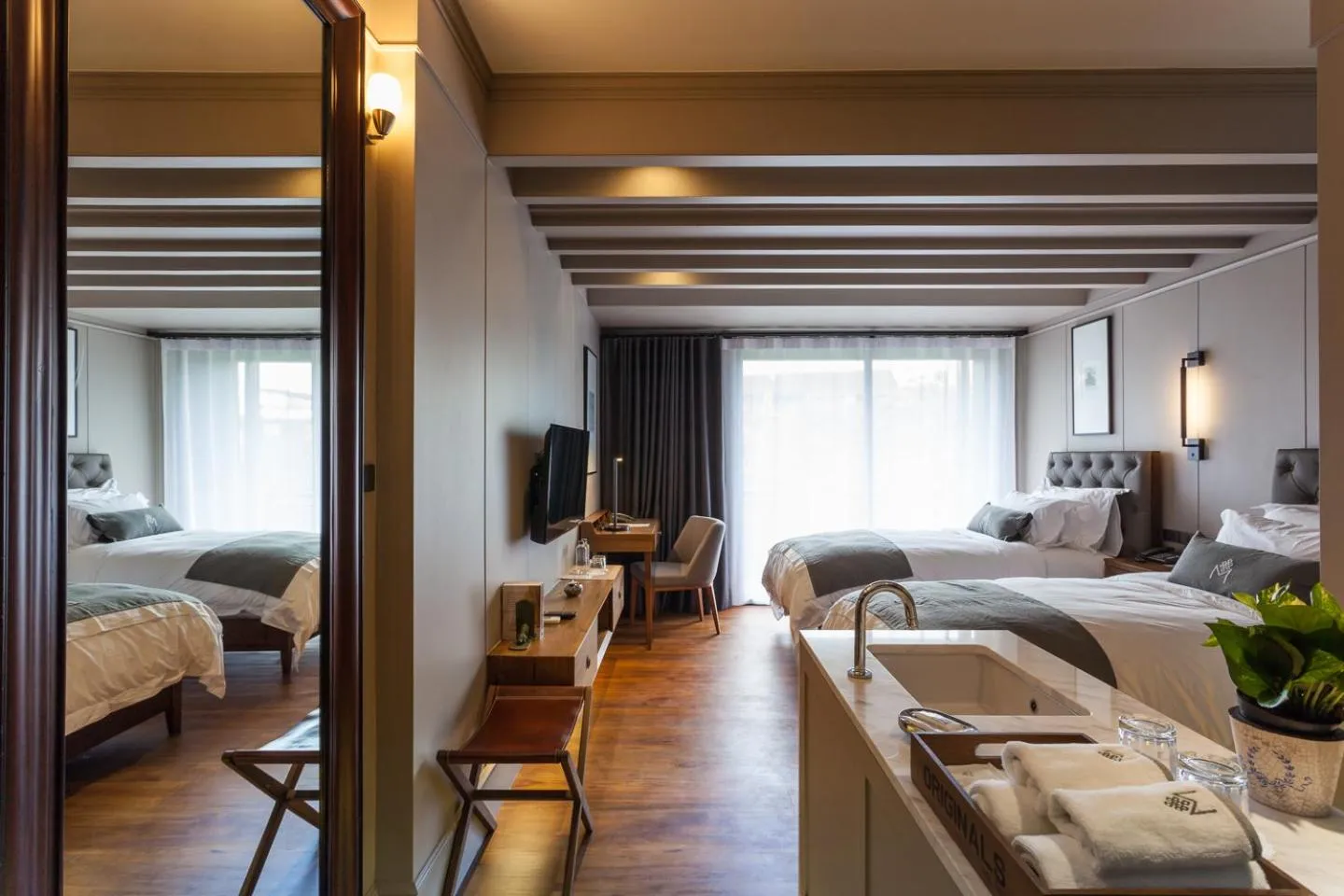 TV and multimedia, Bed in Marine Beach Hotel Pattaya - SHA Plus