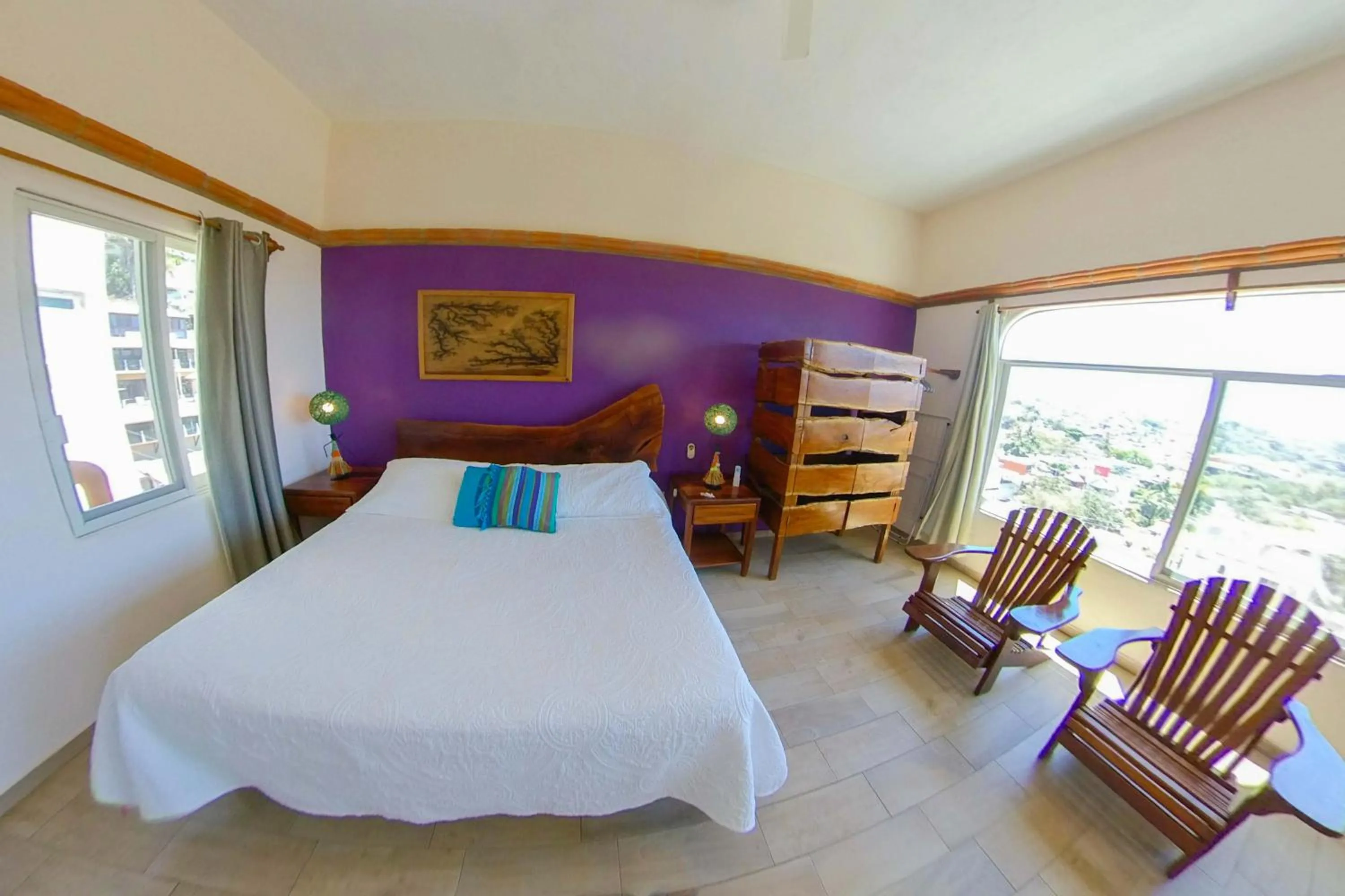 Bed in Villa Los Corales