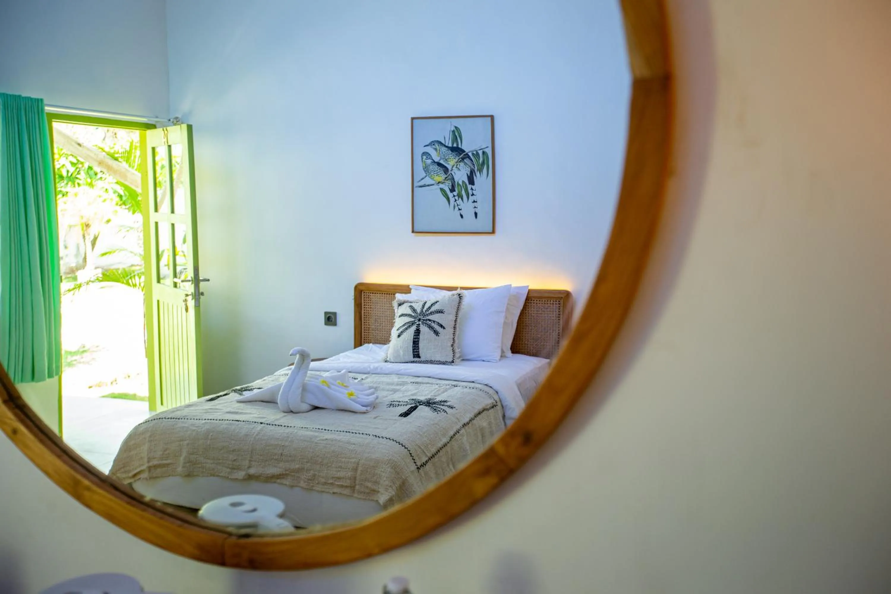 Bed in La Roja Bungalows