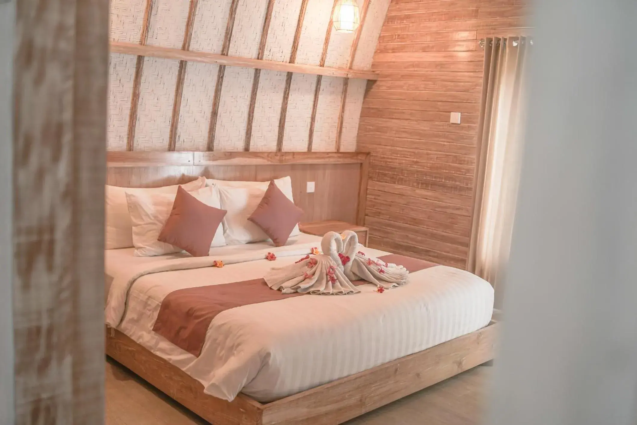 Bed in La Roja Bungalows Bed in La Roja Bungalows