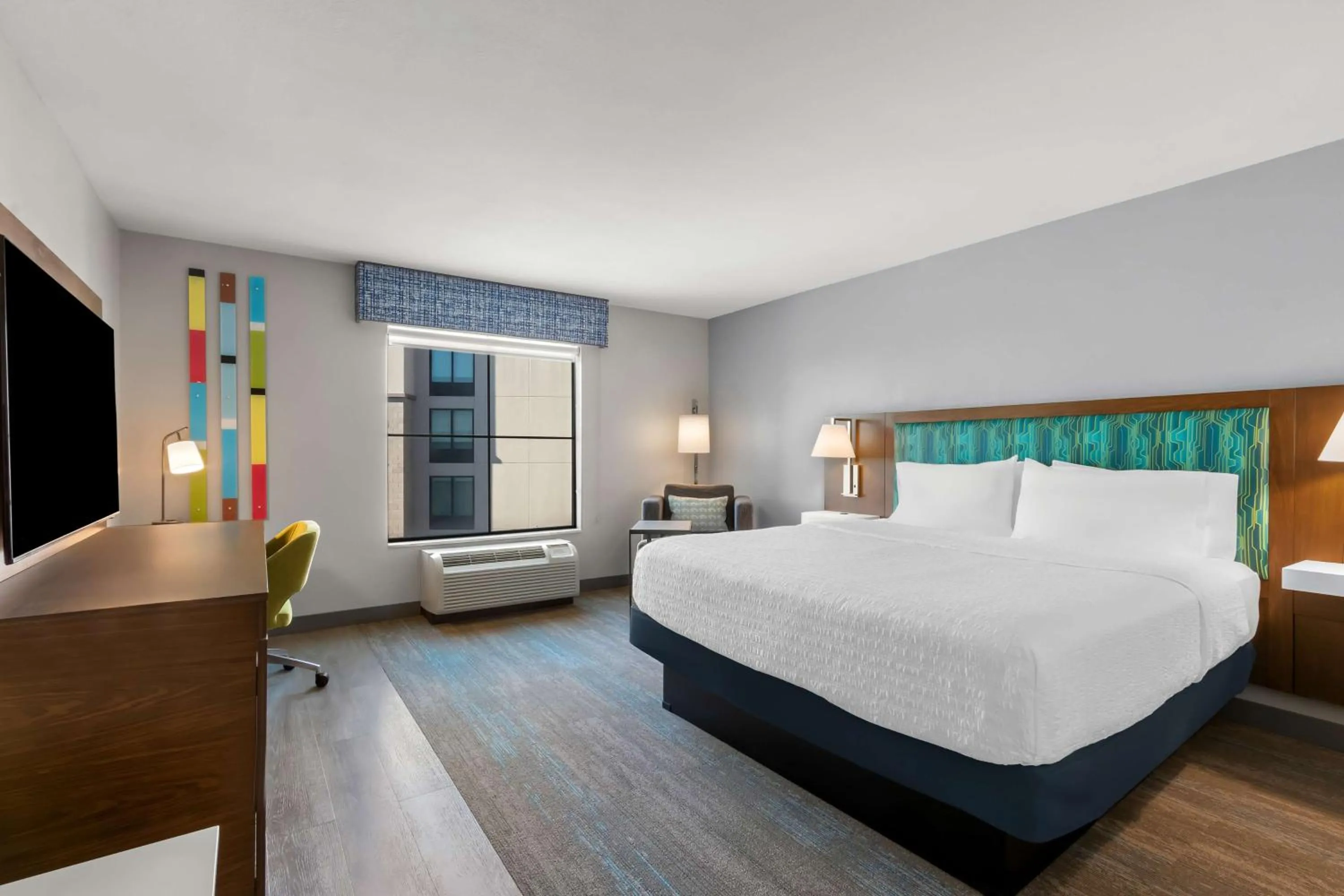 Bed in Hampton Inn & Suites Phoenix/Gilbert