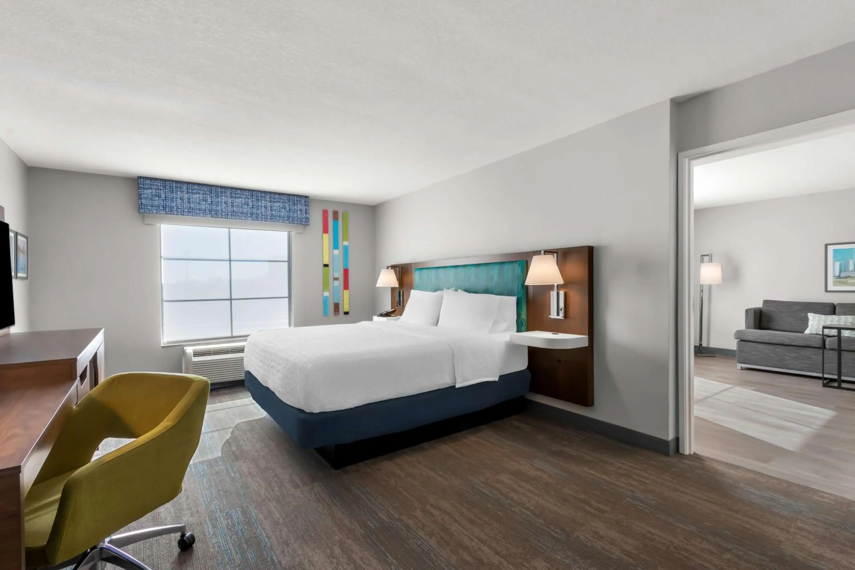 Bed in Hampton Inn & Suites Phoenix/Gilbert