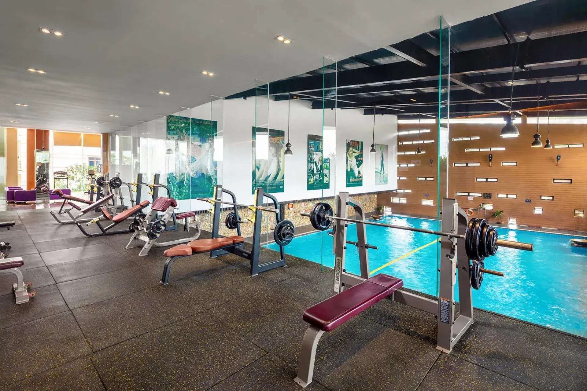 Fitness centre/facilities in Ravatel Luxury Hotel Bac Giang Fitness centre/facilities in Ravatel Luxury Hotel Bac Giang
